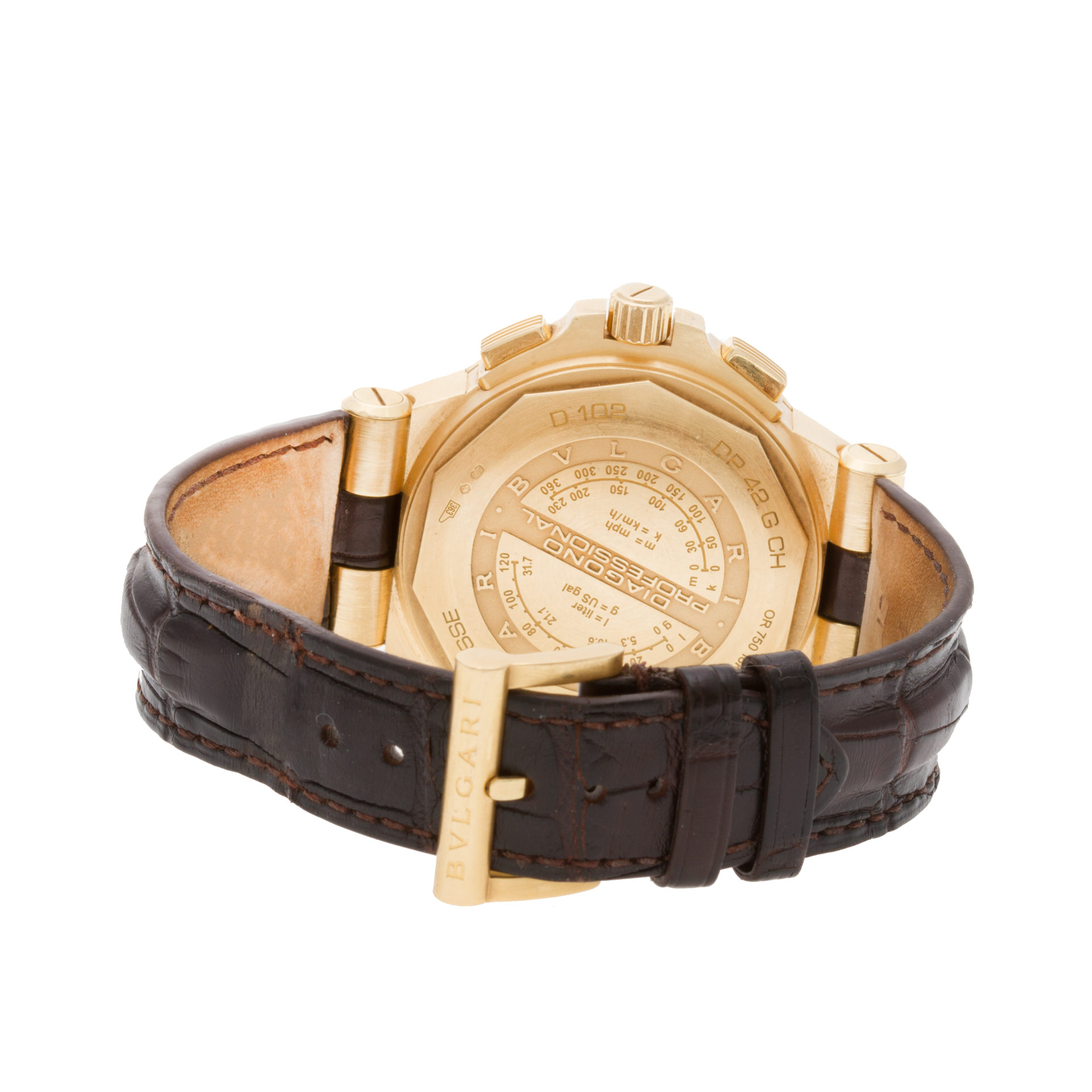 Bvlgari DP42GCH Diagono Professional Automatic Male 18k yellow gold 5