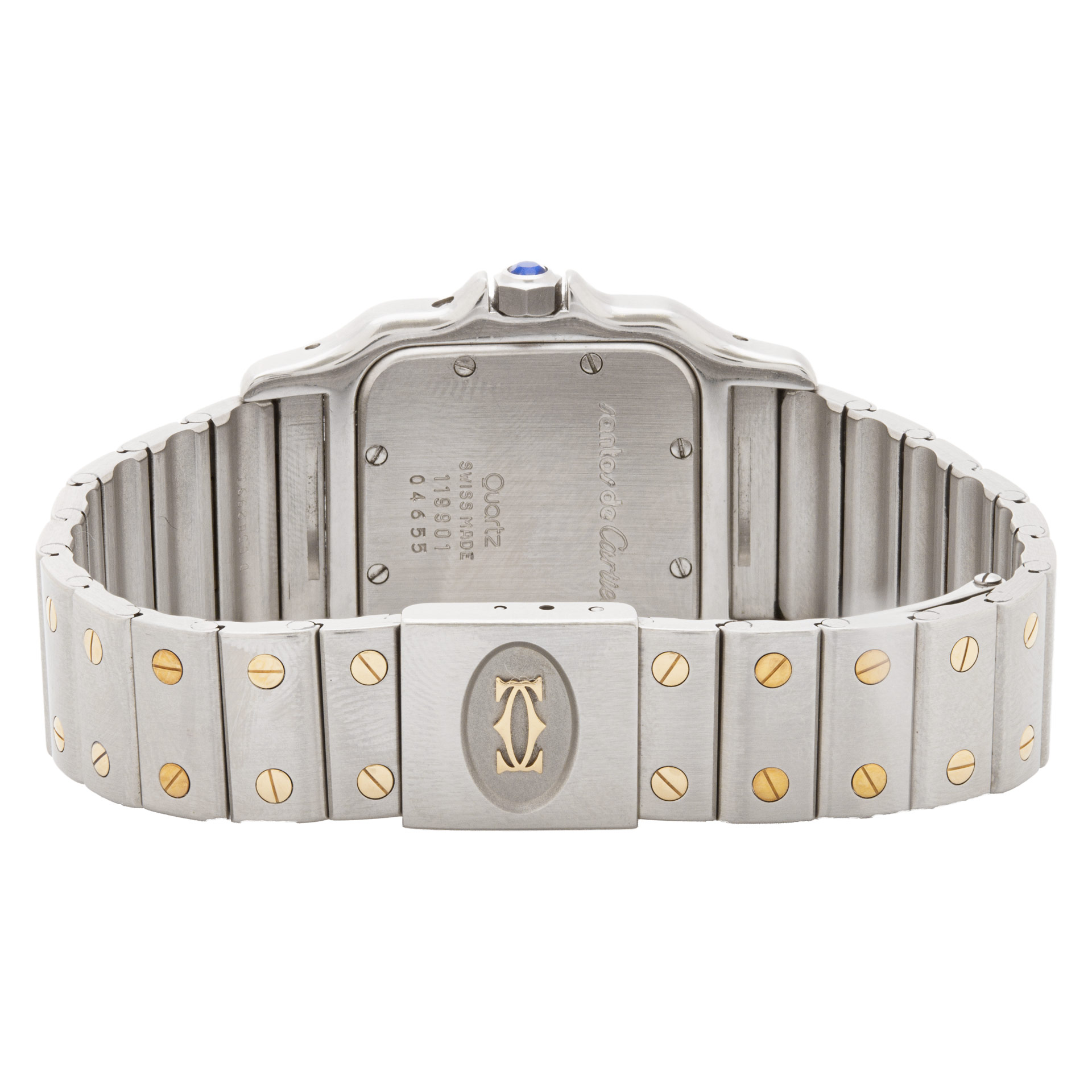 Cartier 119901 Santos Quartz Male Stainless Steel 5