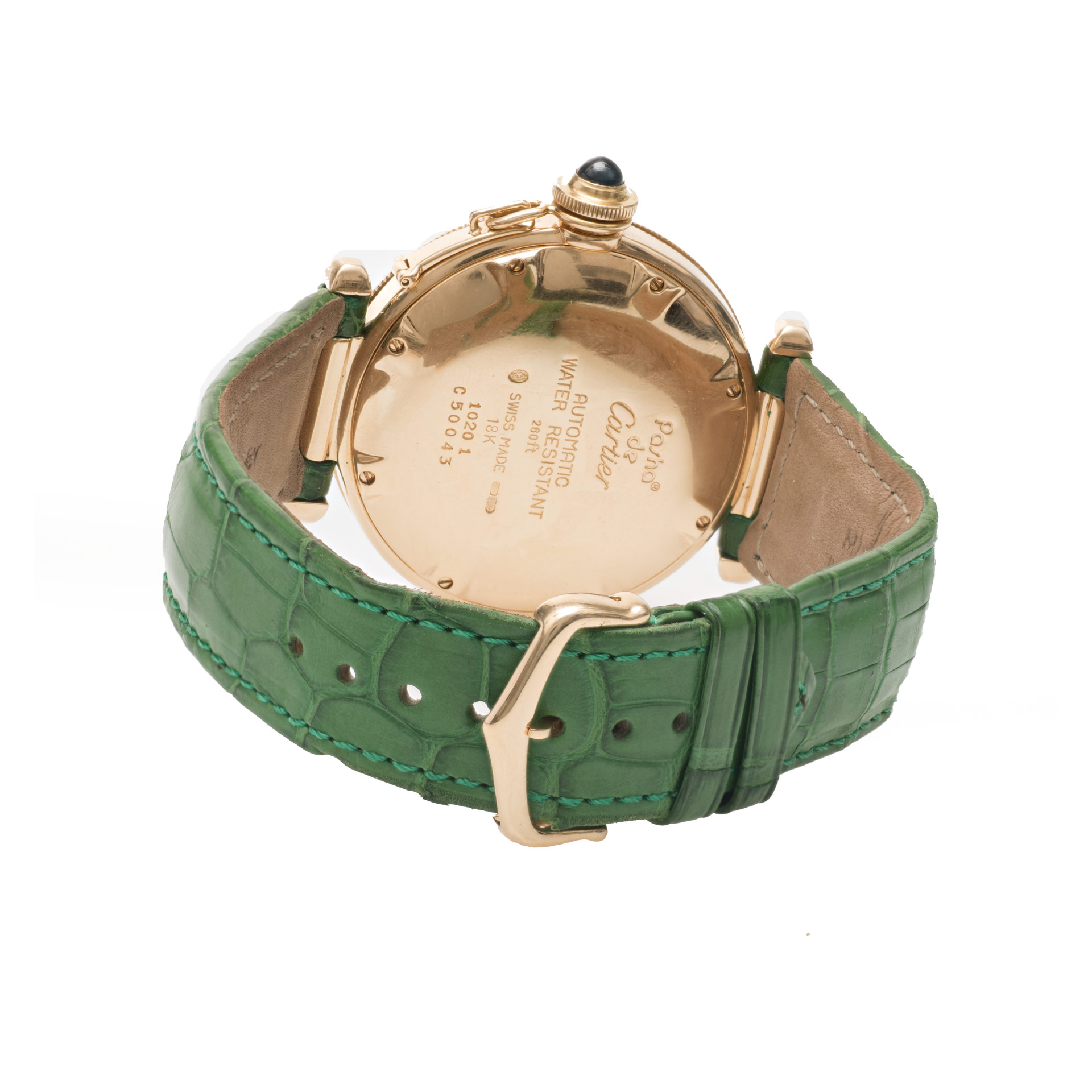 Cartier 1020 1 Pasha 38mm Automatic Female 18k yellow gold 5