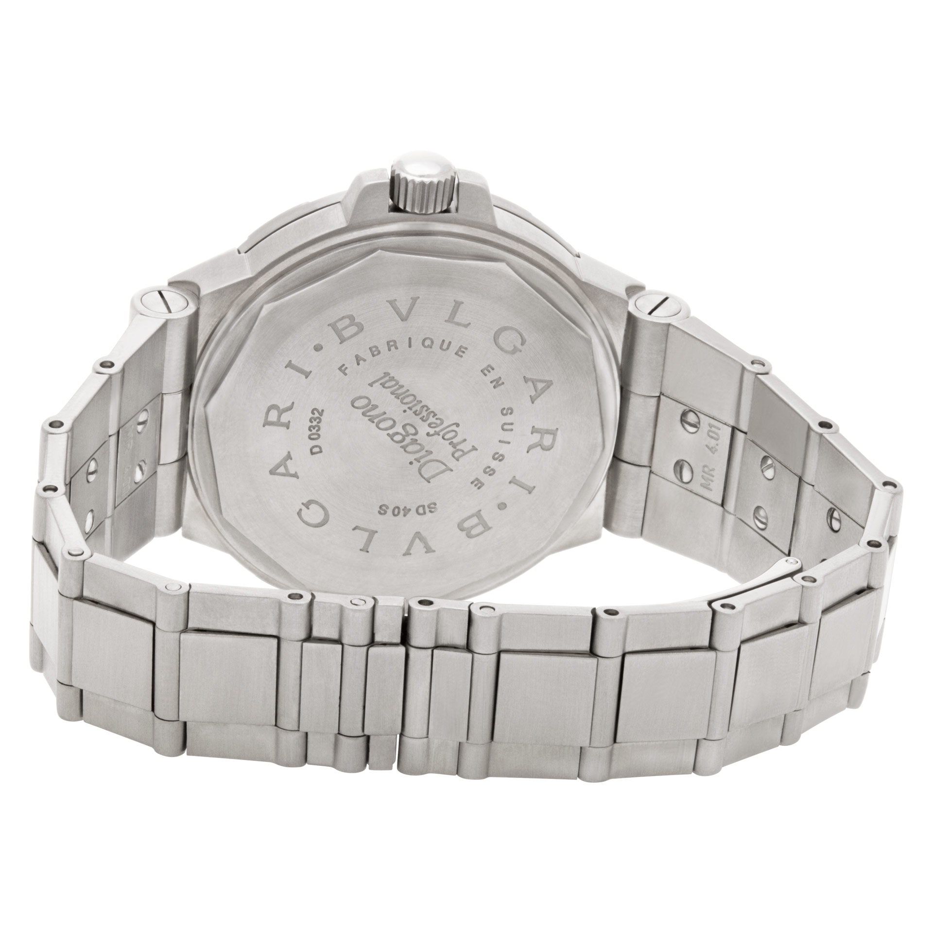 Bvlgari SD 40 S Diagono Automatic Male Stainless Steel 5