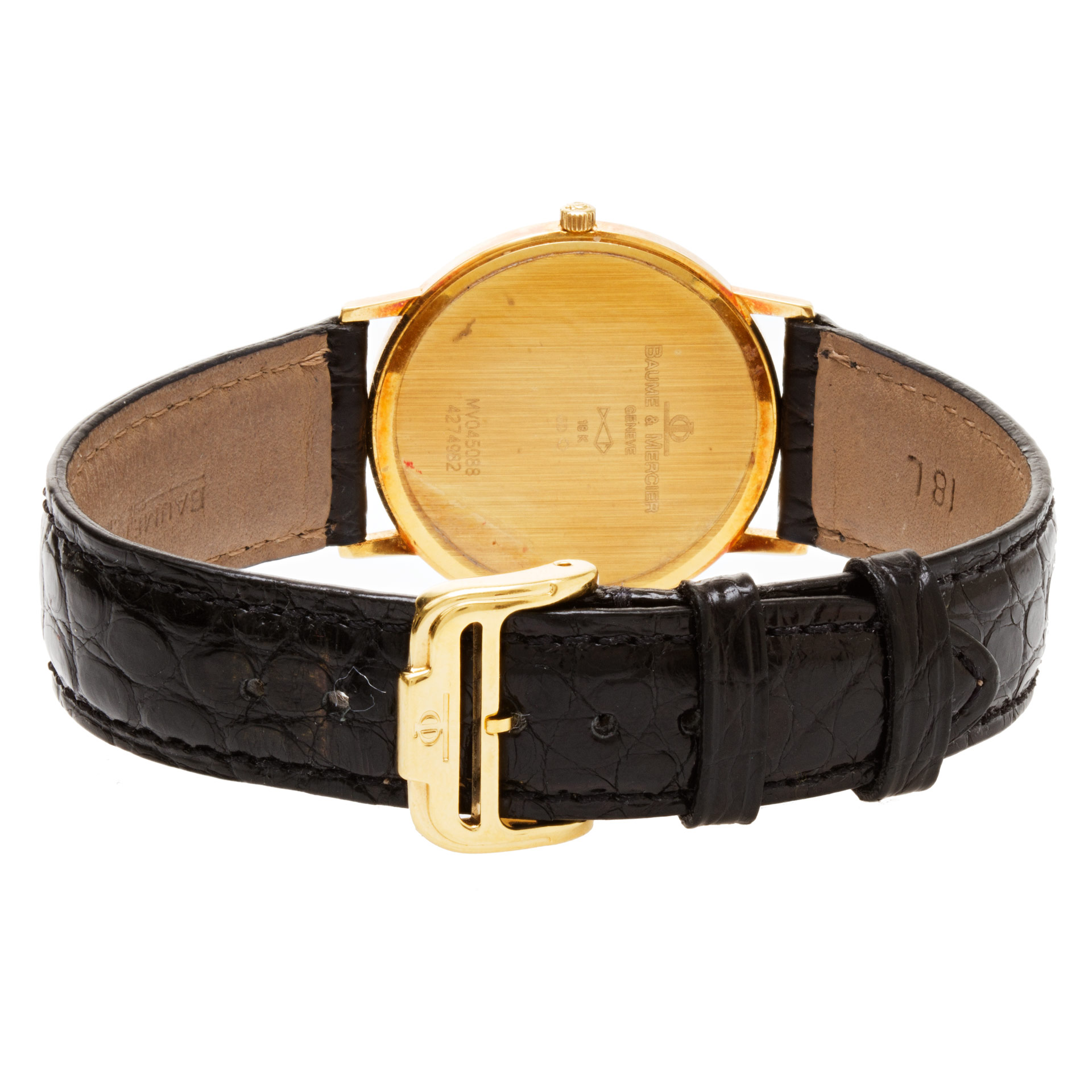 Baume & Mercier mv045088 Classic Quartz Unisex 18k yellow gold 5