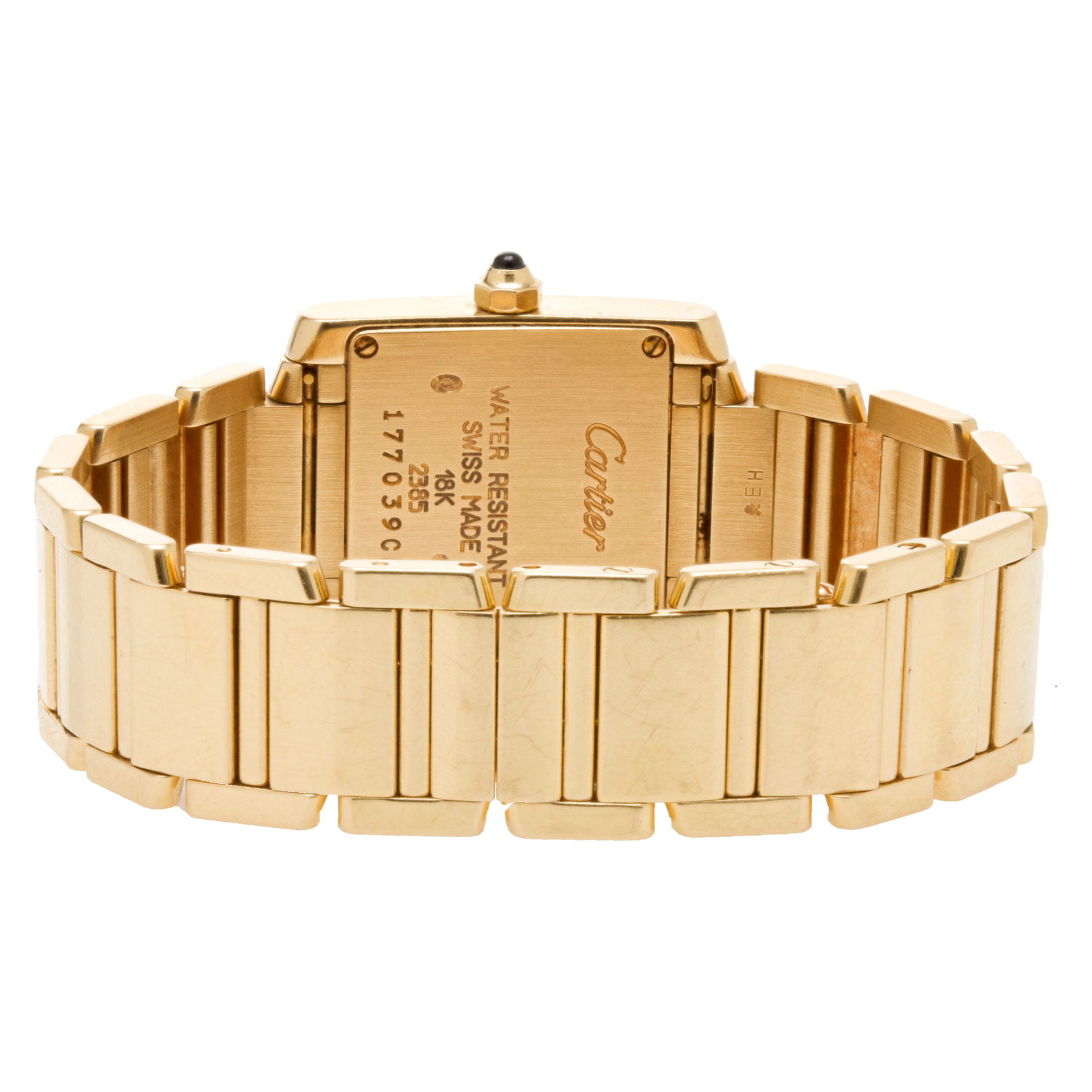 Cartier W50002N2 Tank Francaise Quartz Female 18k yellow gold 5