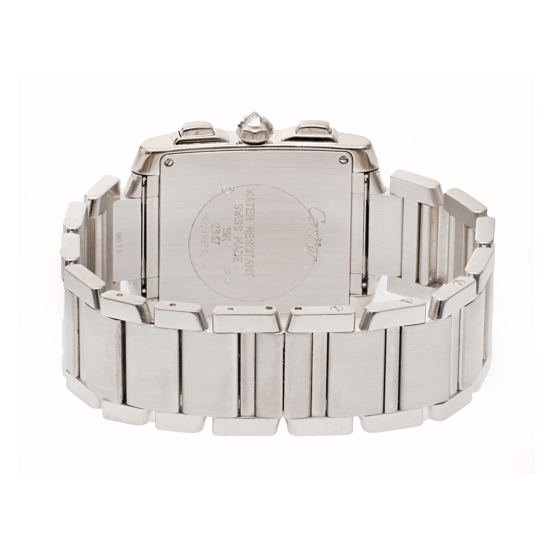 Cartier 2367 Tank Francaise Automatic Unisex 18k White Gold 5