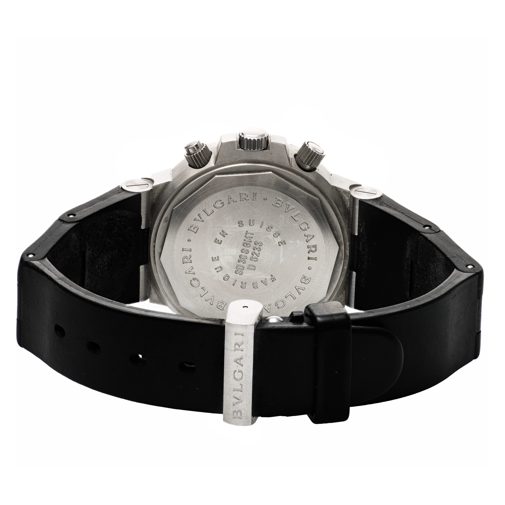 Bvlgari SD38 S GMT Scuba Automatic Unisex Stainless Steel 5