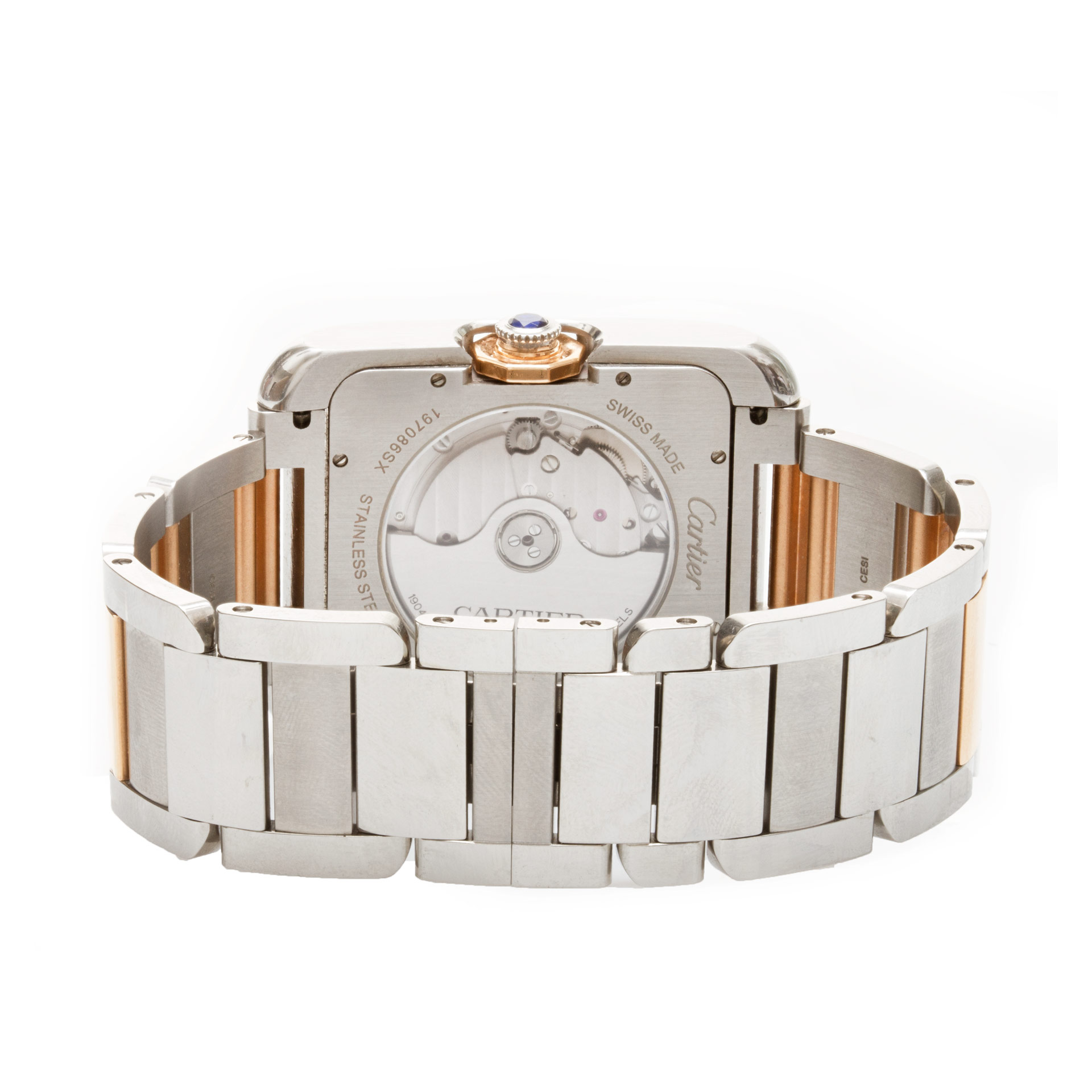 Cartier W5310006 Tank Anglaise XL Automatic Male Stainless Steel 5