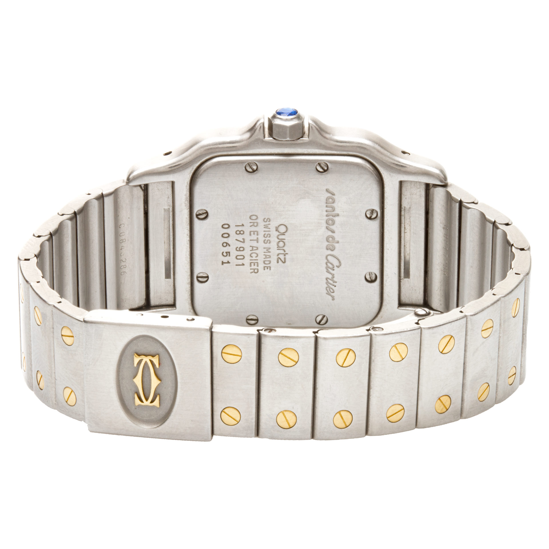 Cartier W20030C4 Santos Quartz Unisex Stainless Steel 5