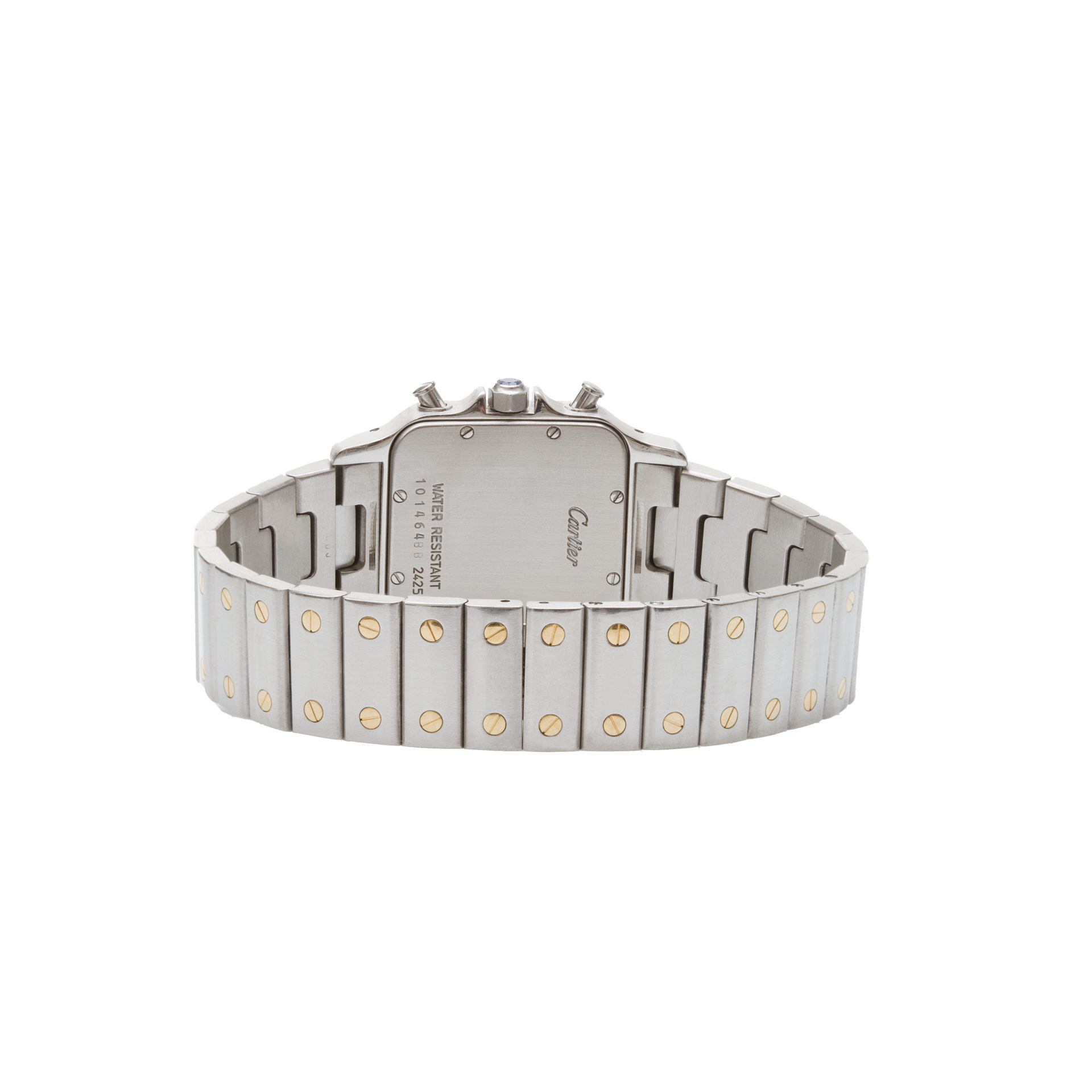 Cartier 2425 Santos Quartz Male Stainless Steel 5
