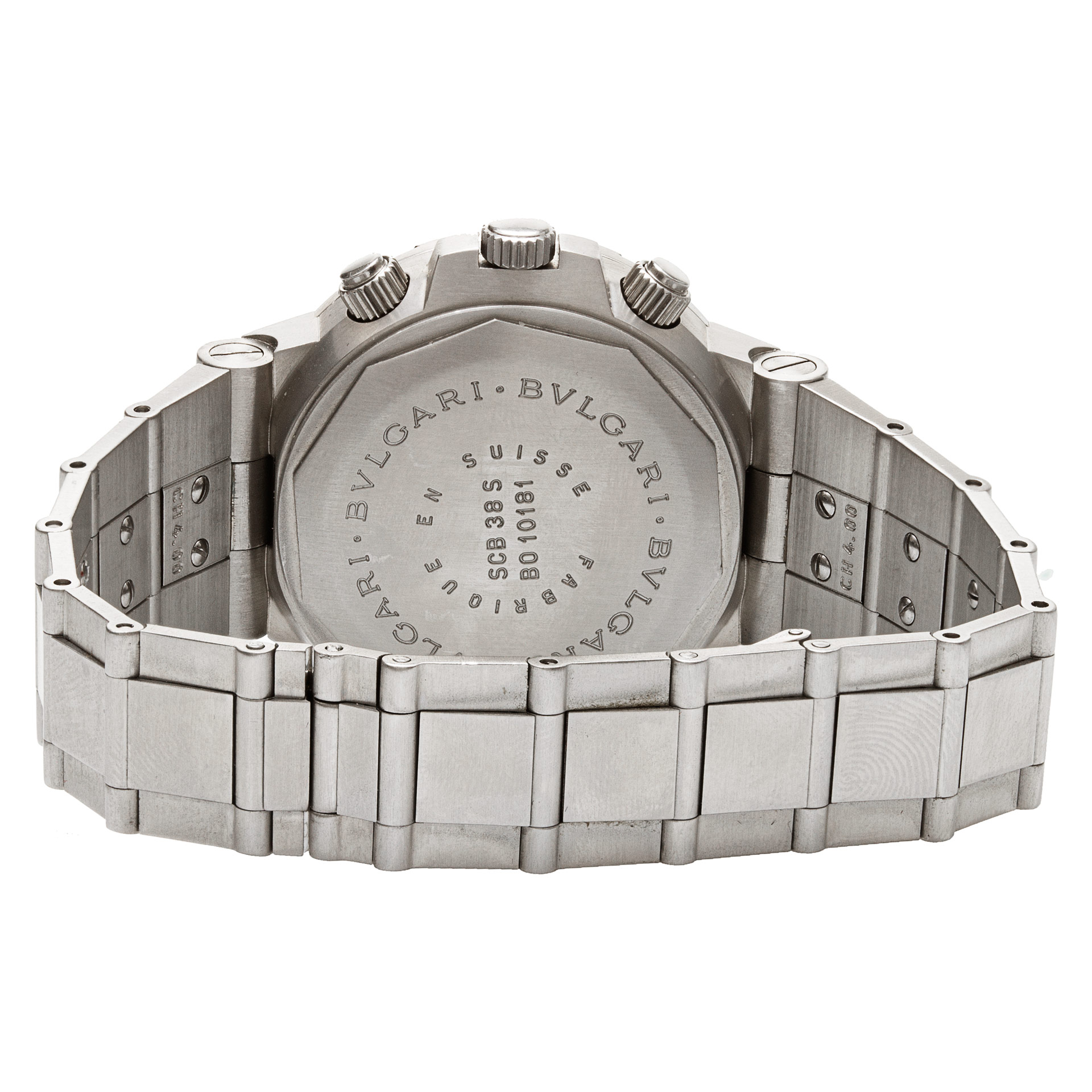 Bvlgari scb 38 s Diagono Automatic Male Stainless Steel 5