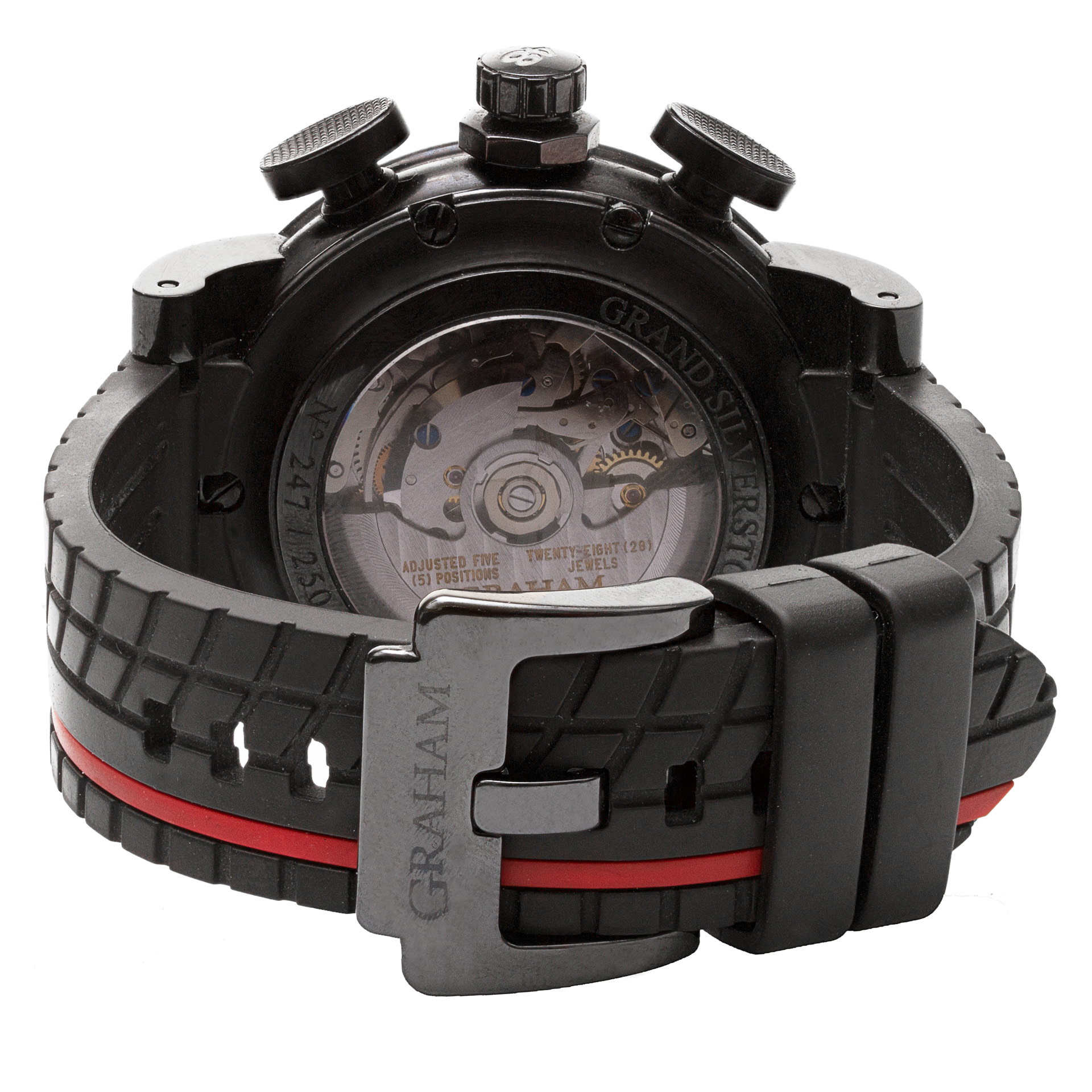Graham 2BLCB.B10A Silverstone Stowe GMT Automatic Male PVD 5