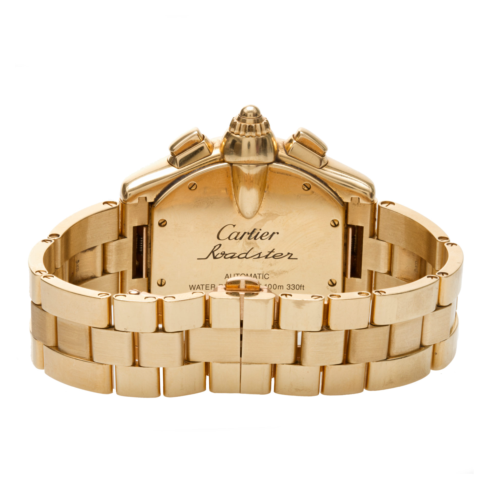 Cartier w62021y2 Roadster Automatic Unisex 18k yellow gold 5