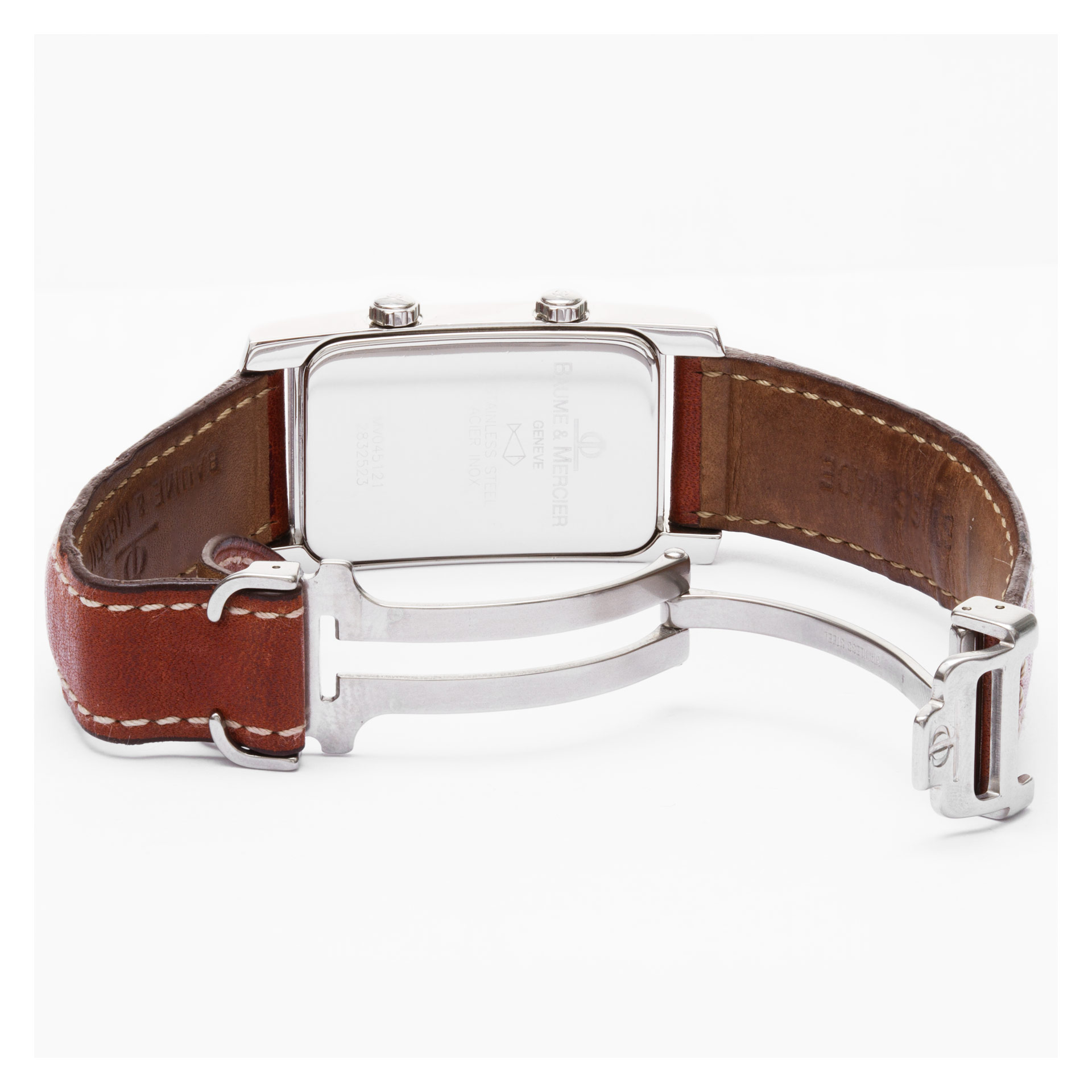 Baume & Mercier mv045121 Dual Time Quartz Unisex Stainless Steel 5