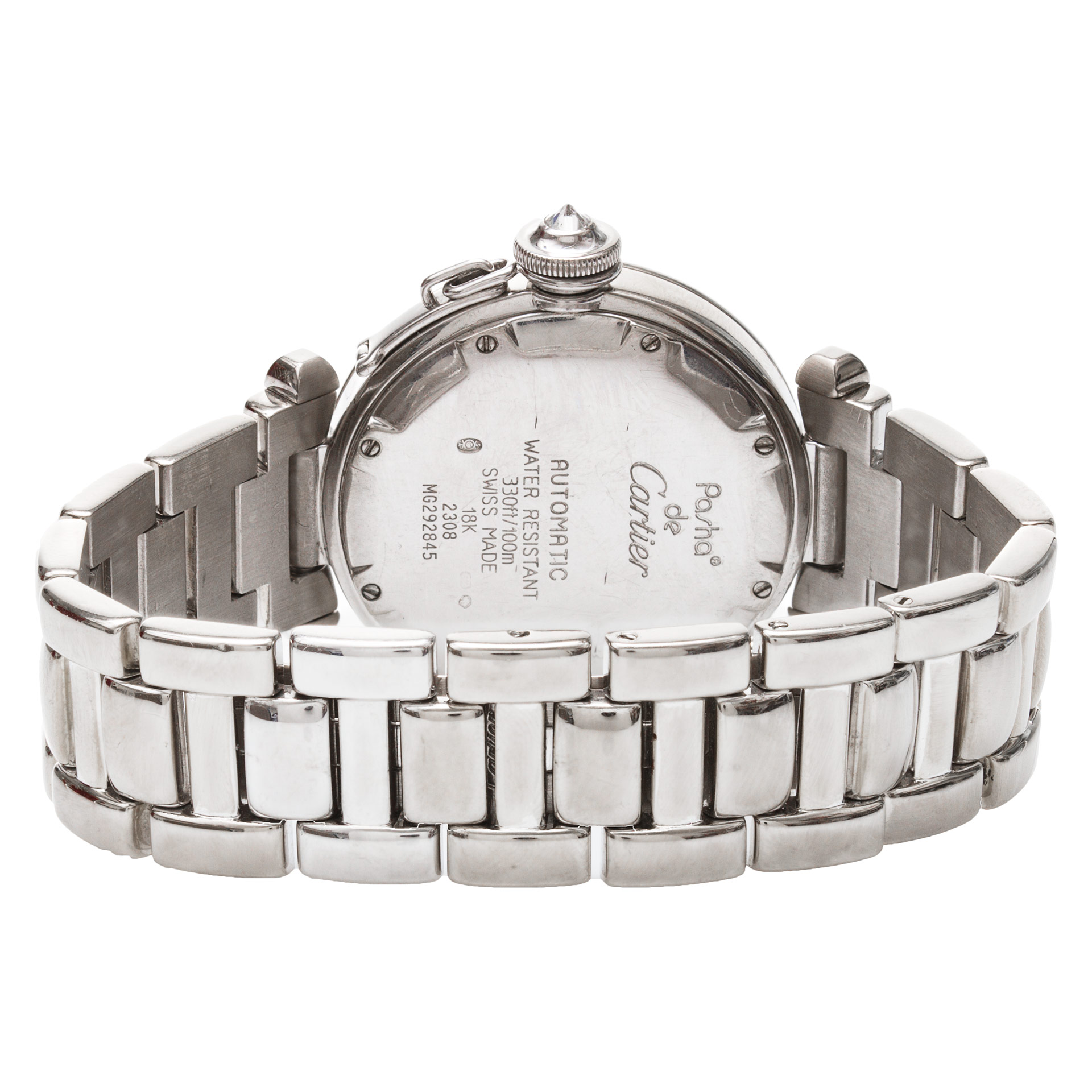 Cartier 2308 Pasha Automatic Female 18k White Gold 5