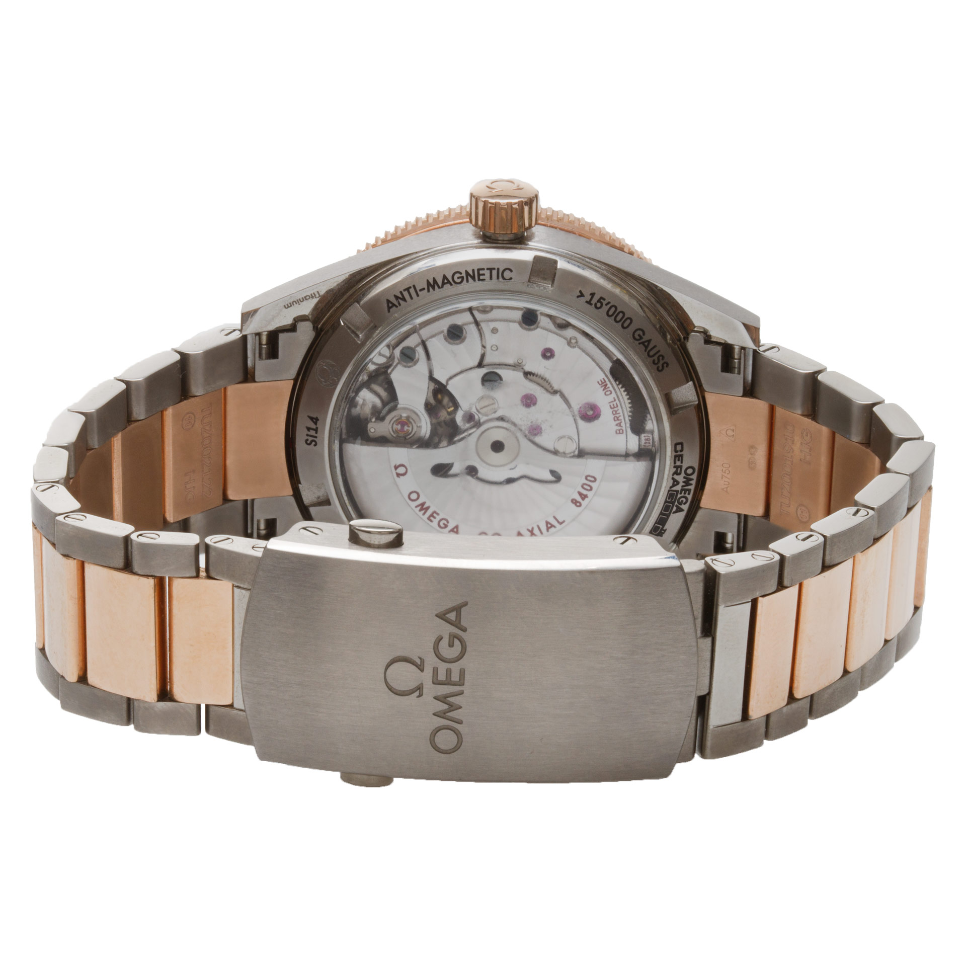 Omega 233.60.41.21.03.001 Seamaster Automatic Male 18k rose gold & titanium 5