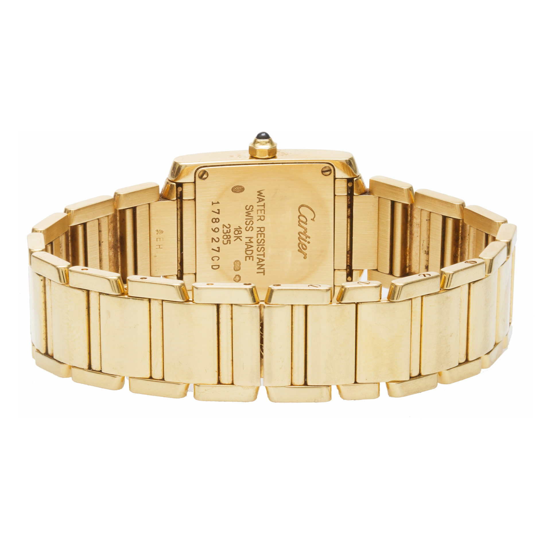 Cartier 2385 Tank Francaise Quartz Female 18k yellow gold 5