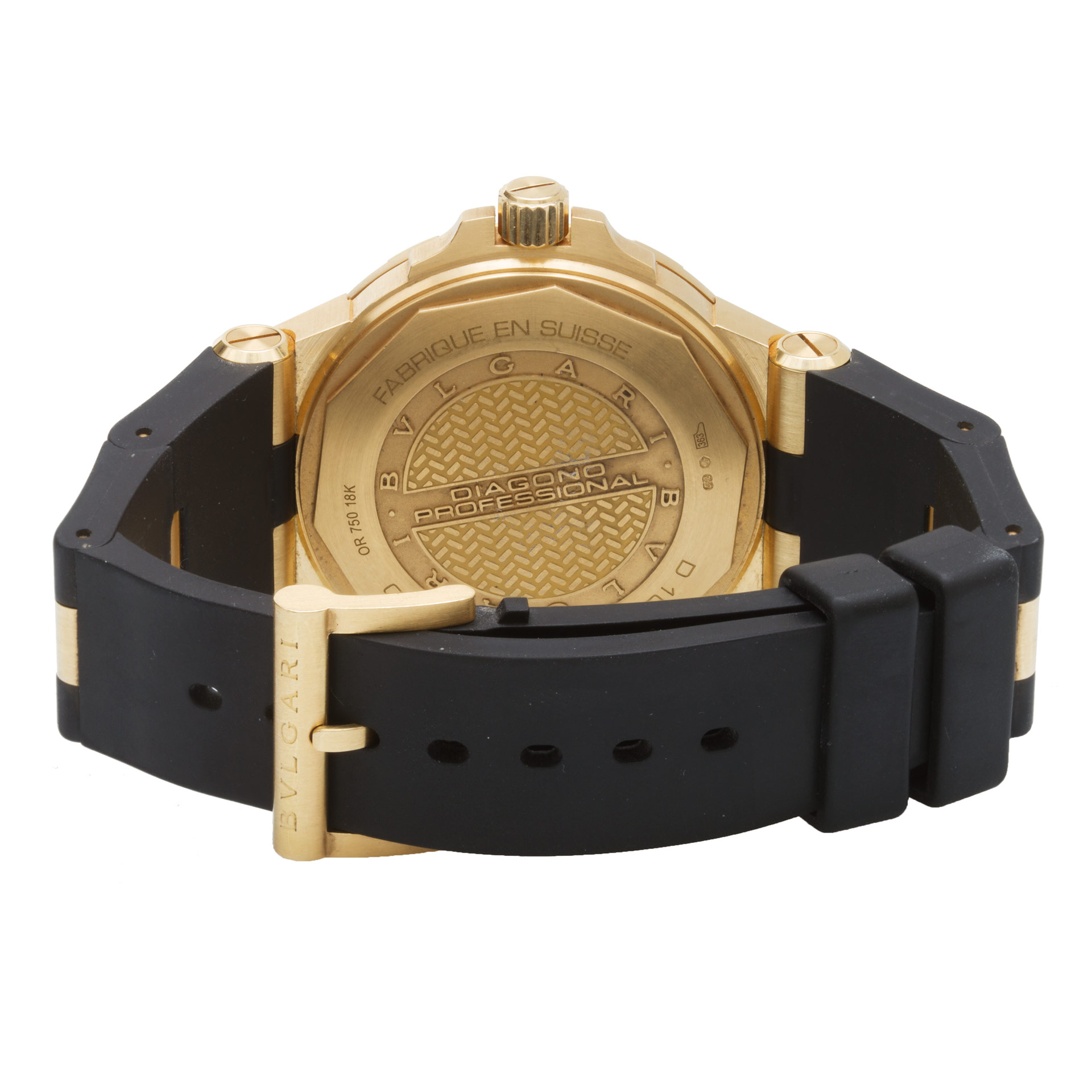Bvlgari dp42gsd Diagono Professional Automatic Male 18k yellow gold 5