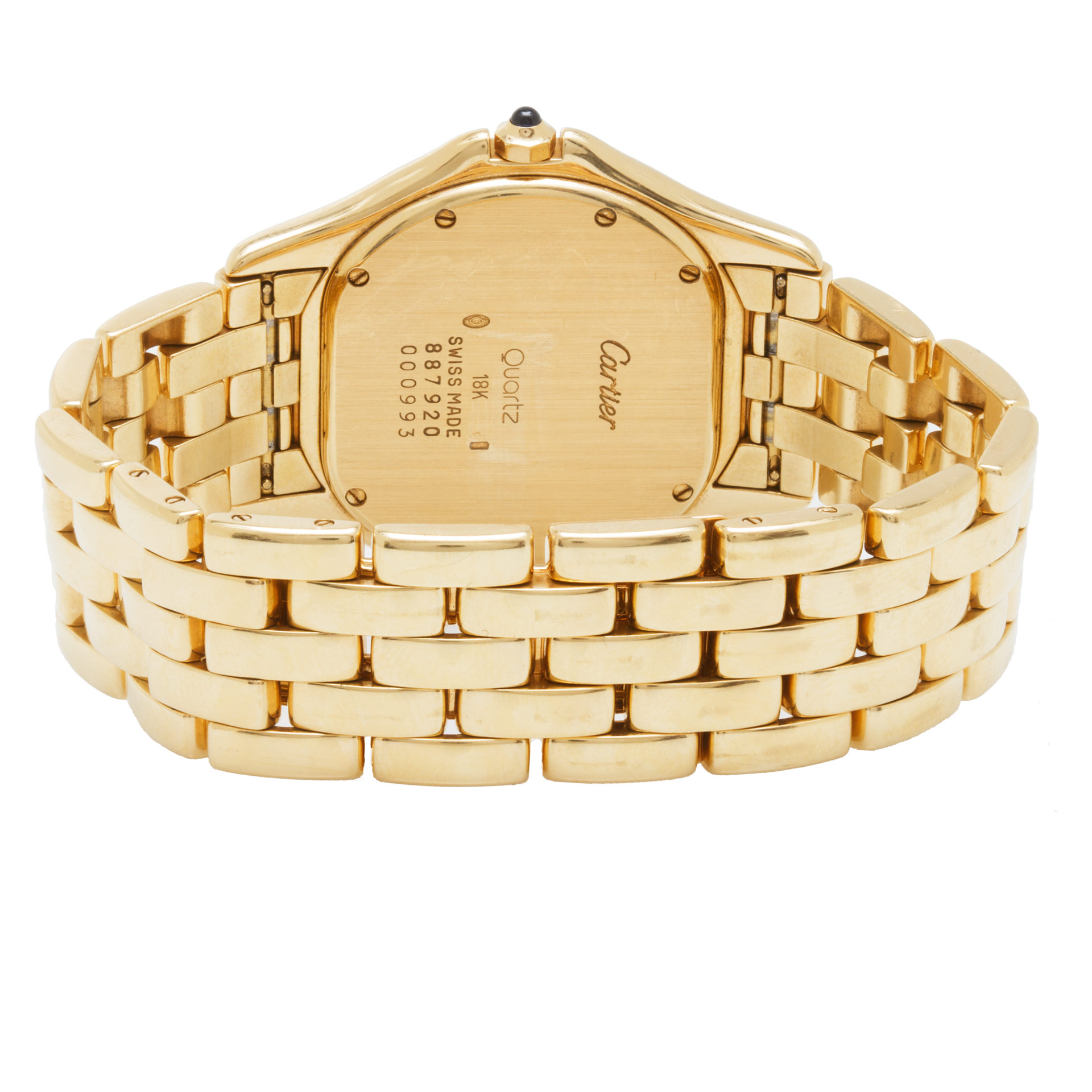 Cartier 887920 Cougar Quartz Unisex 18k yellow gold 5