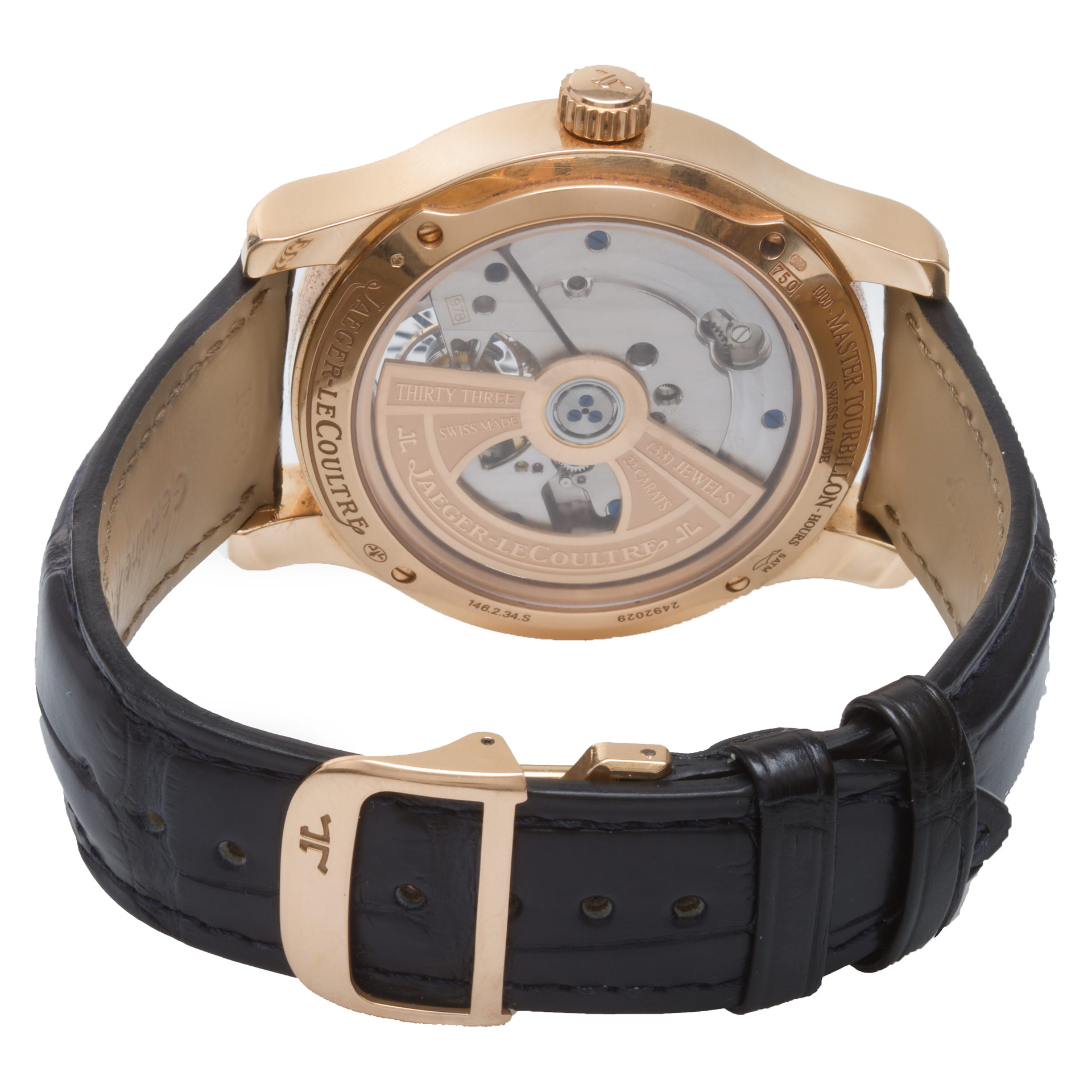 Jaeger LeCoultre q1652420 Tourbillon Automatic Male 18k rose gold 5
