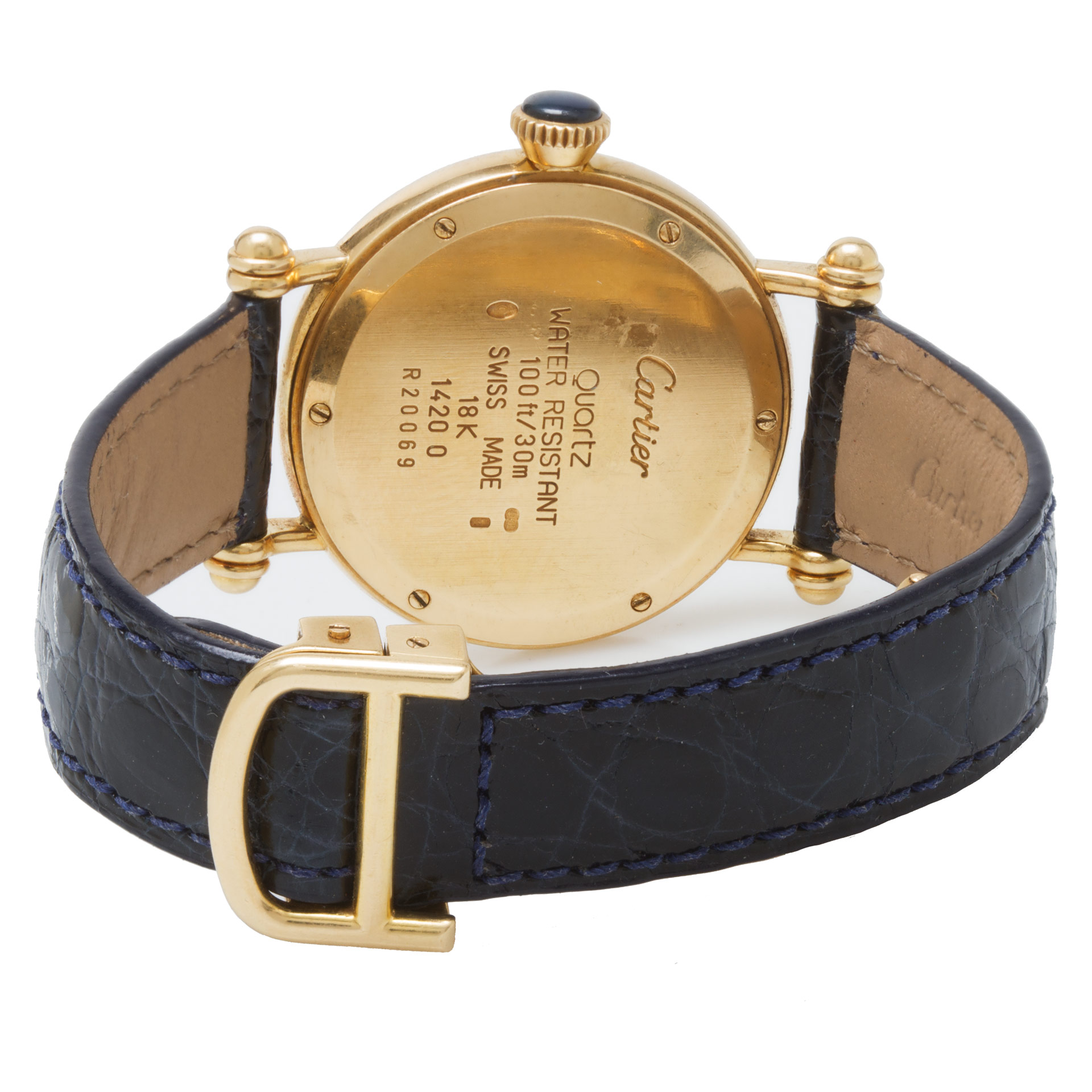 Cartier 1420 0 Diabolo Quartz Unisex 18k yellow gold 5