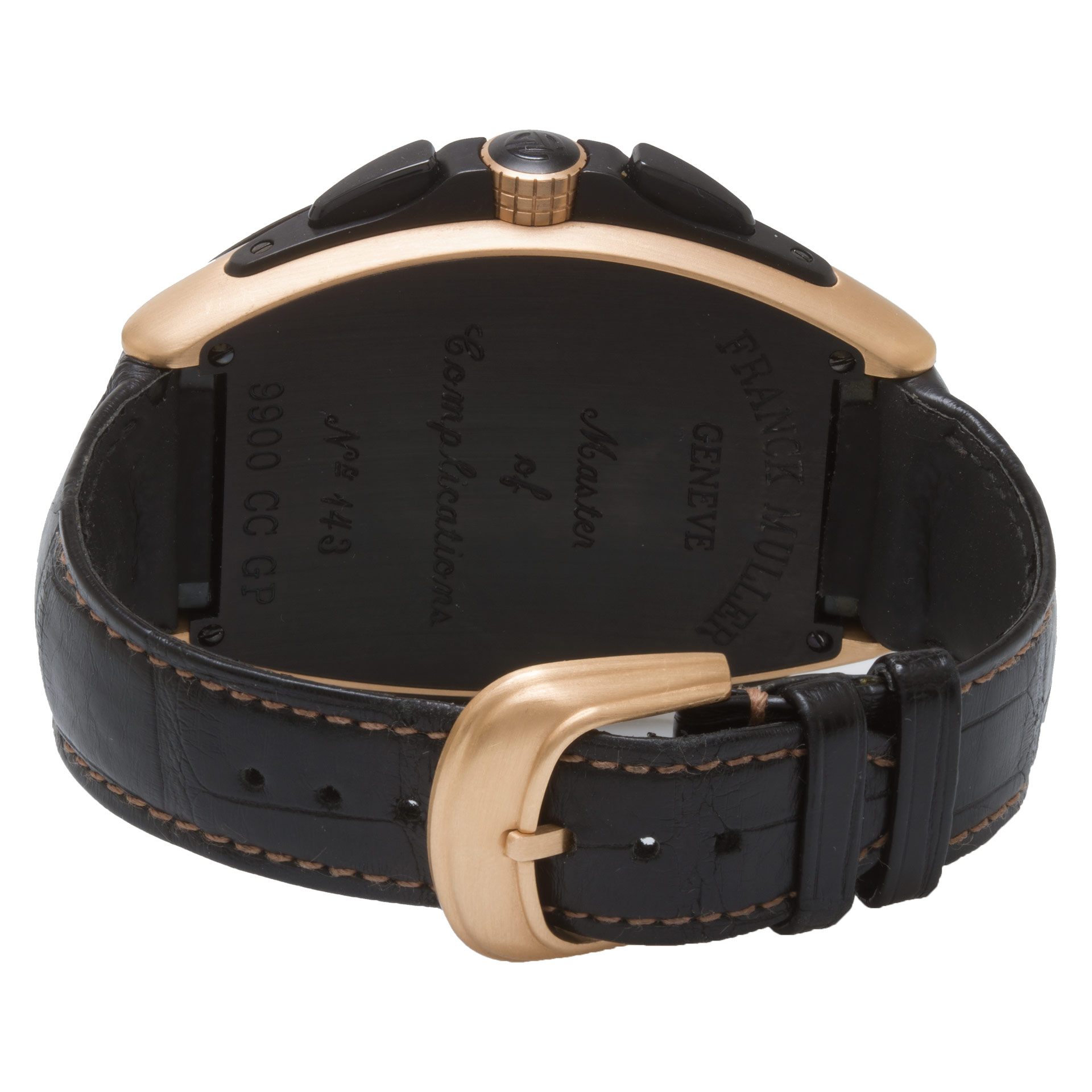 Franck Muller 9900 CC GP Conquistador Automatic Male 18k pink gold & titanium 5
