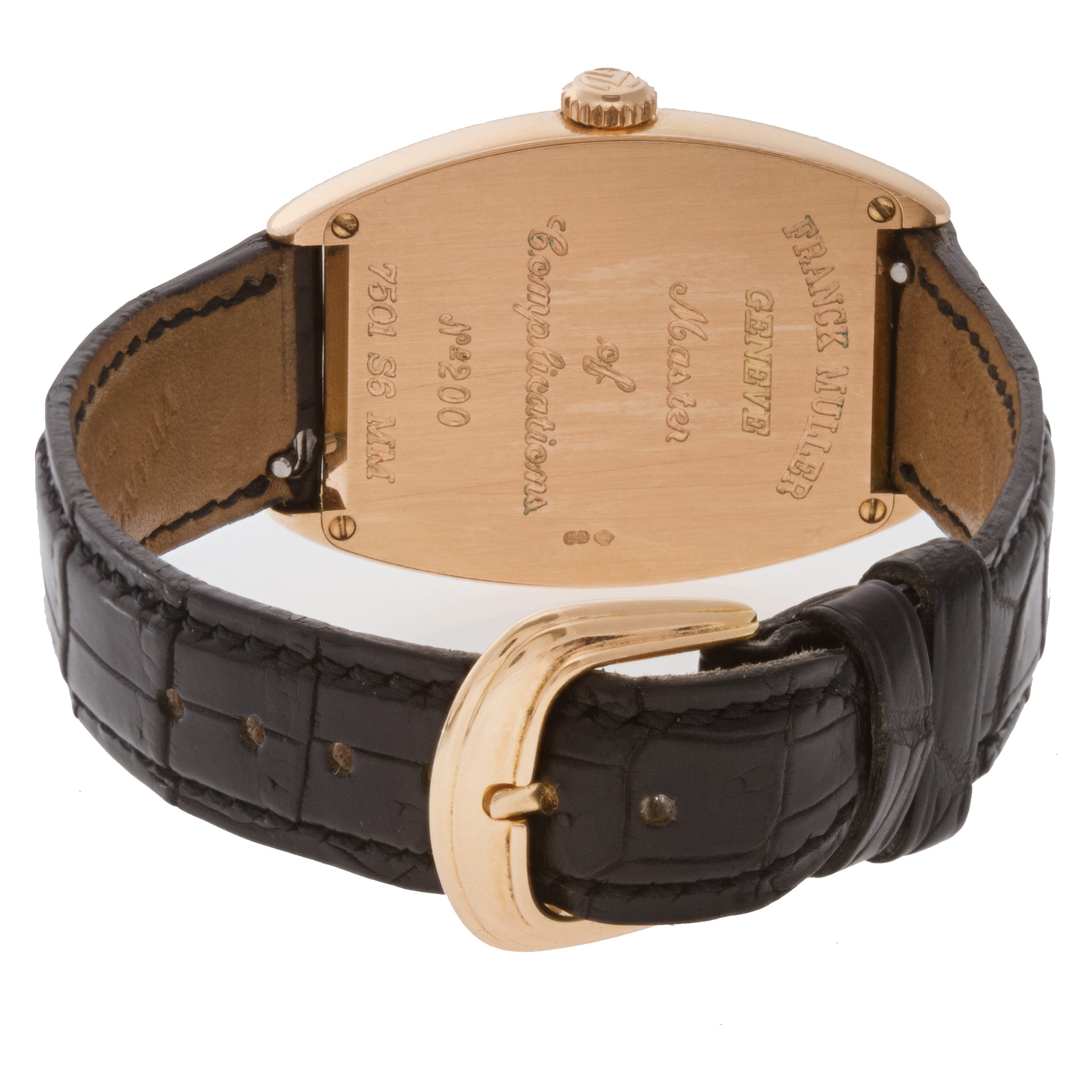 Franck Muller 7501 S6 MM Curvex Manual Female 18k yellow gold 5