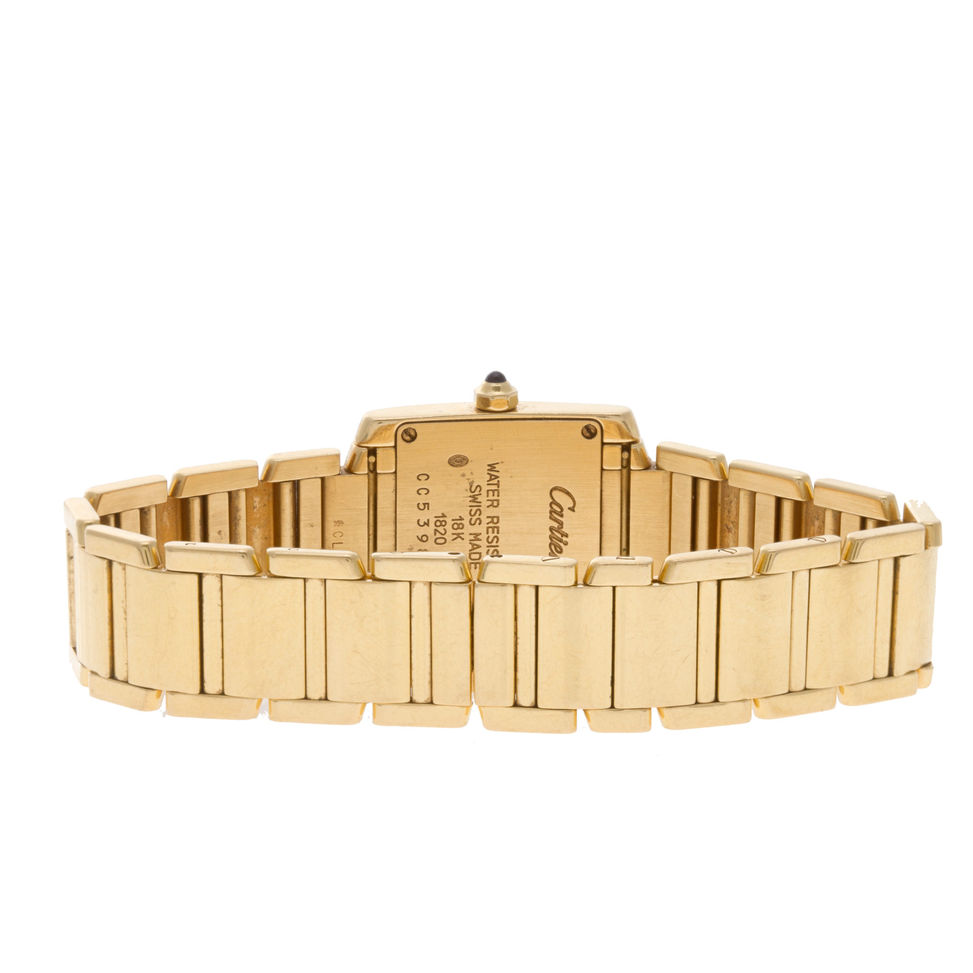 Cartier W50002N2 Tank Francaise Quartz Female 18k Yellow Gold 5