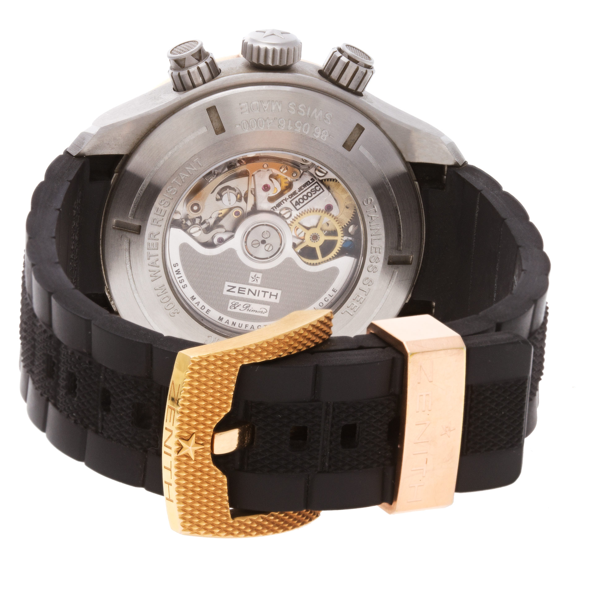 Zenith 86-0516.4000 El Primero Automatic Male Stainless Steel 5