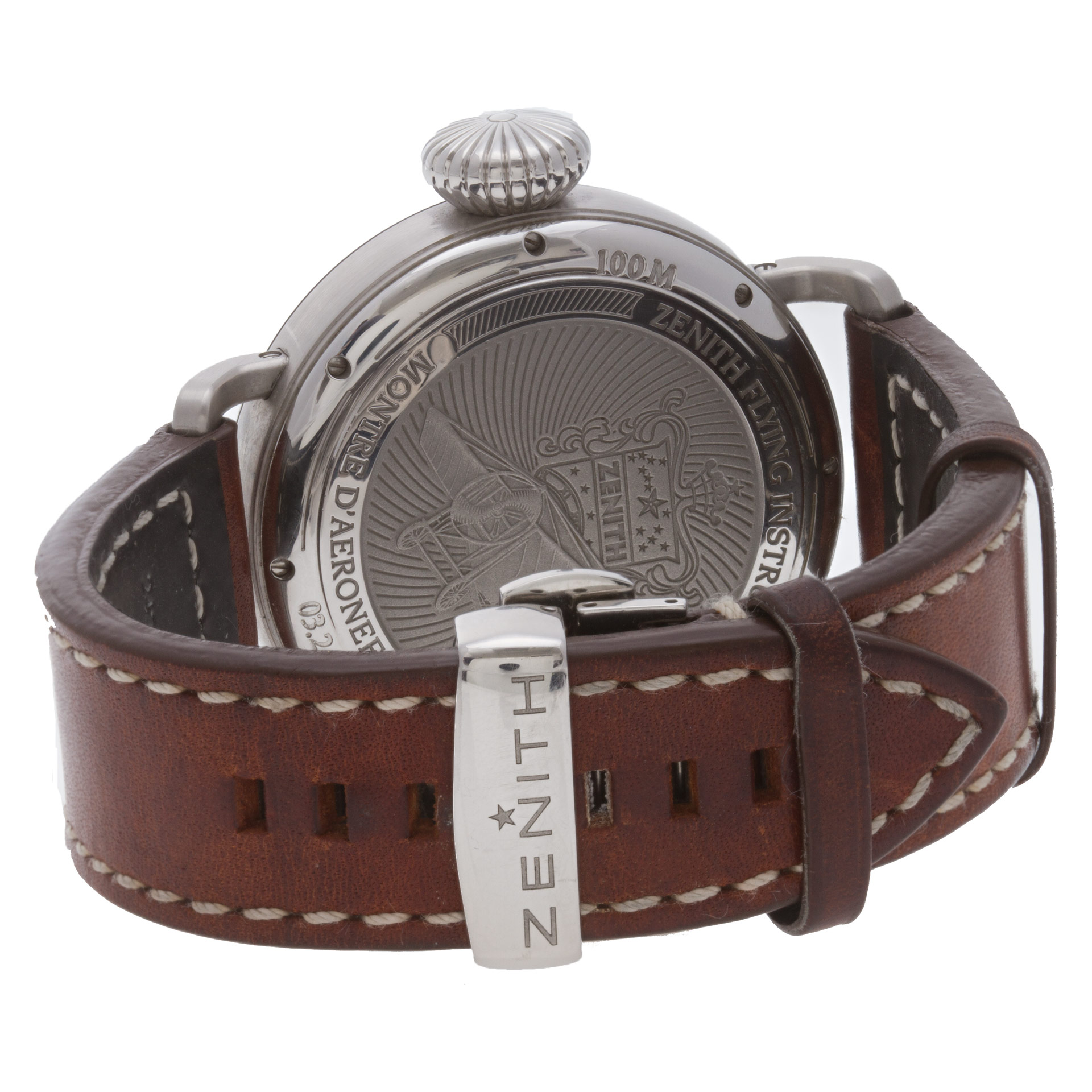Zenith 03.2430.693 Pilot Montre D Aeronef Automatic Male Stainless Steel 5