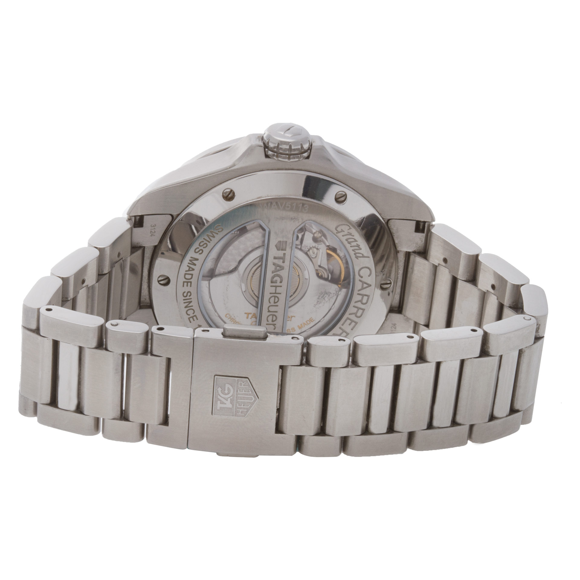 Tag Heuer WAV5113 Grand Carrera Automatic Male steel 5