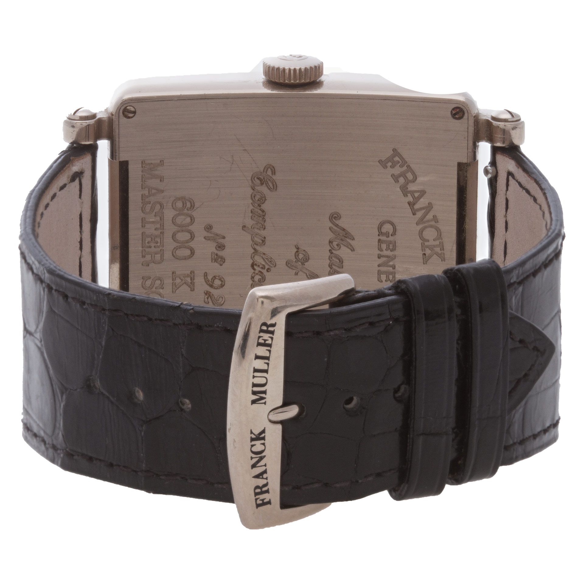 Franck Muller 6000 K SC Master Square Automatic Male 18k White Gold 5