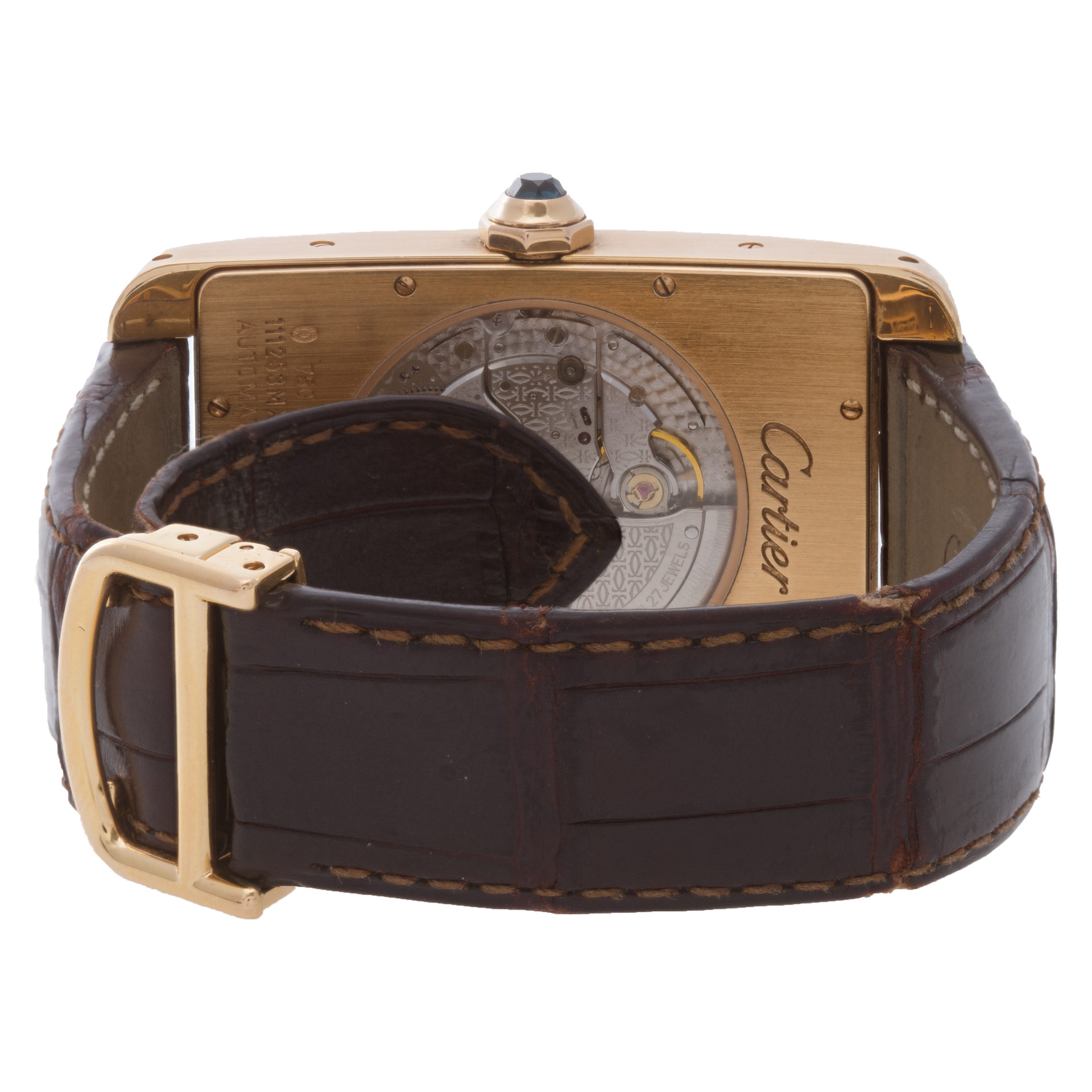 Cartier W2609856 Tank American Automatic Male 18k rose gold 5