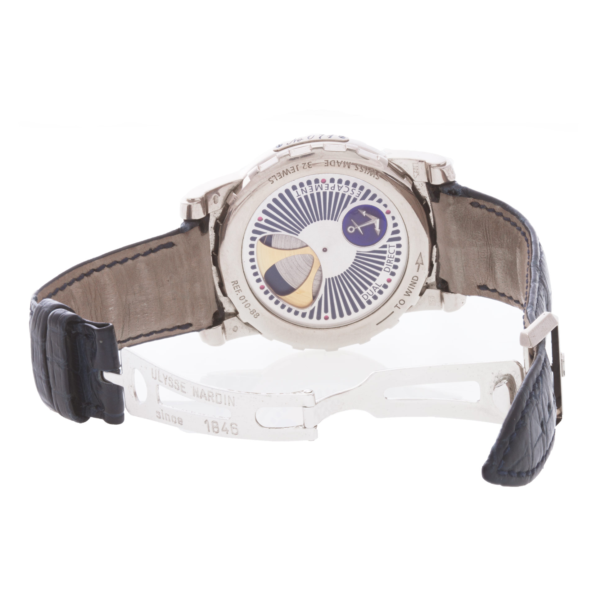 Ulysse Nardin 010-88 Freak Manual Male 18k White Gold 5