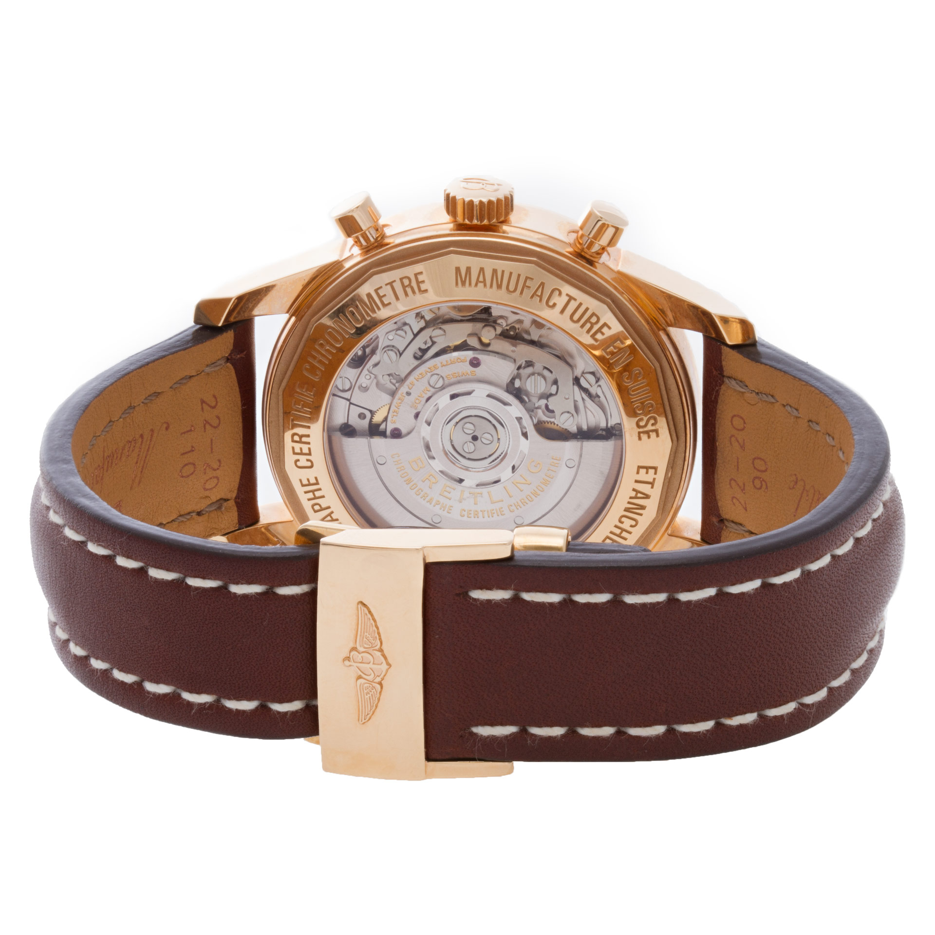 Breitling RB0152 Transocean Chronograph Automatic Male 18k rose gold 5