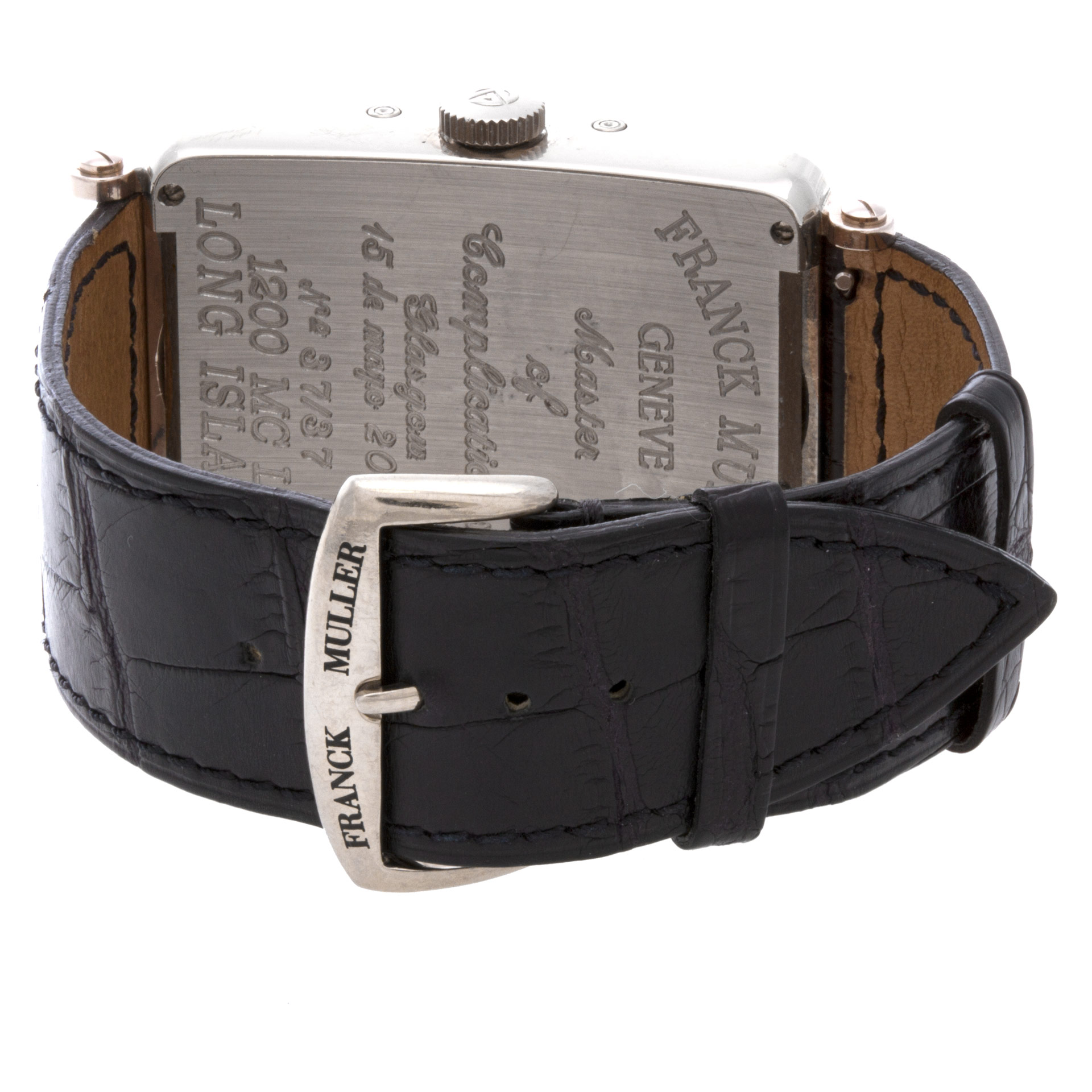 Franck Muller 1200 MC L Long Island Automatic Male 18k White Gold 5