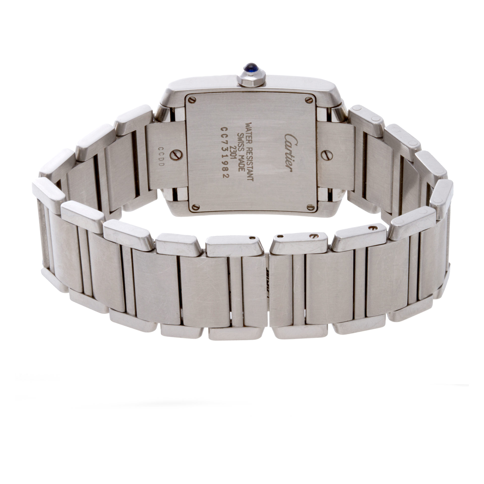 Cartier 2301 Tank Francaise Quartz Female Stainless Steel 5