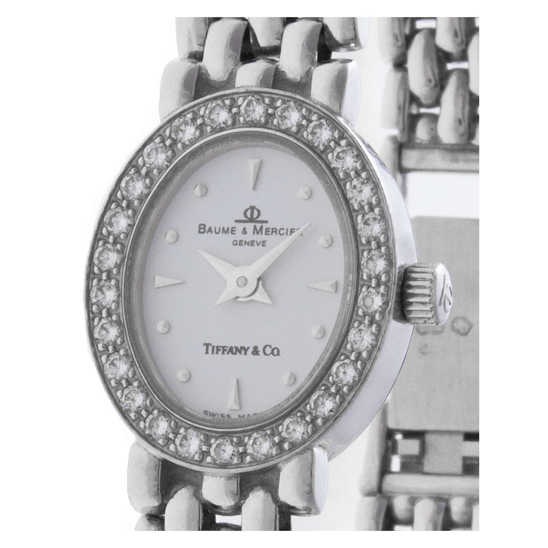 Baume & Mercier MX000M7L Geneve Quartz Female 14k White Gold 5