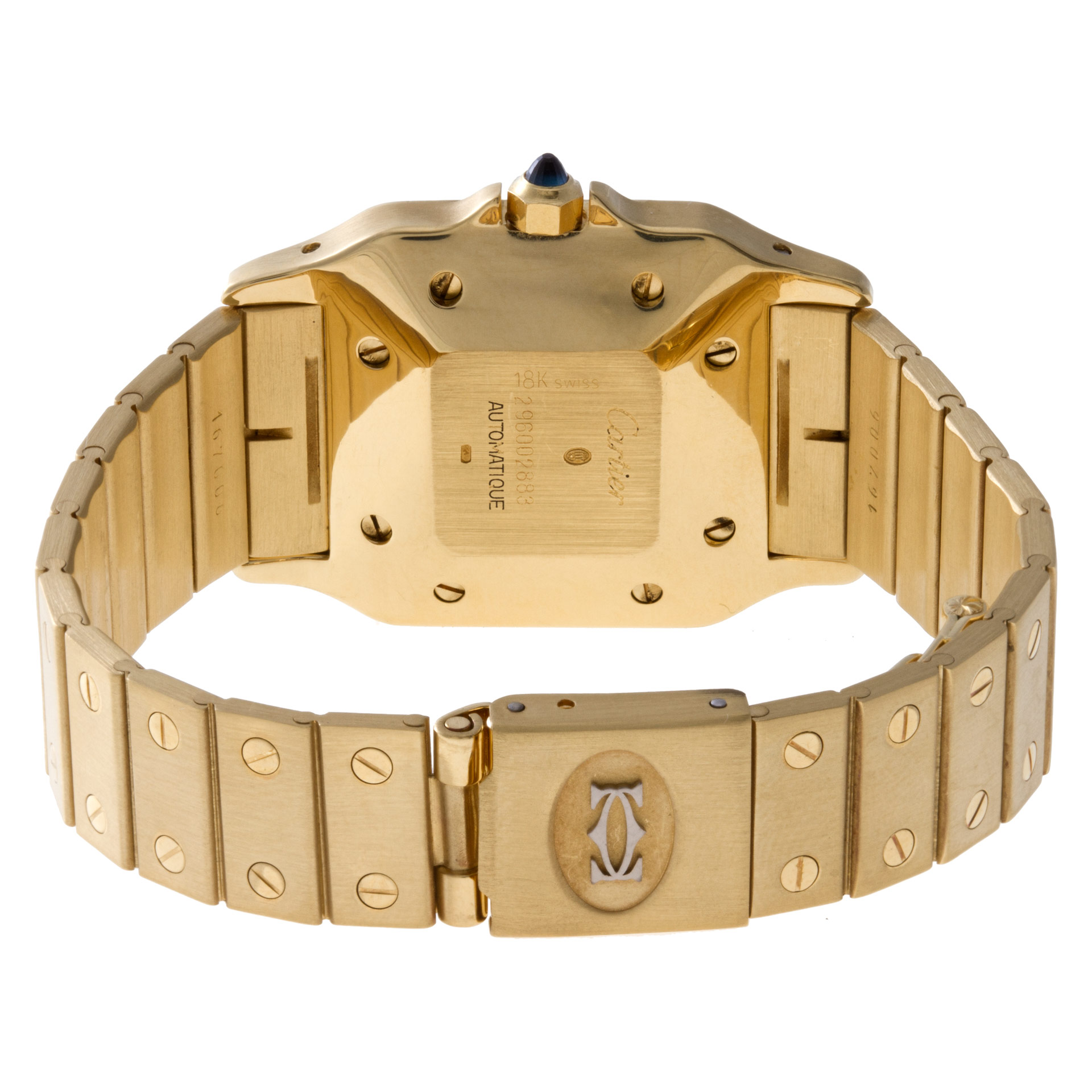 Cartier 887901 Santos Automatic Unisex 18k yellow gold 5
