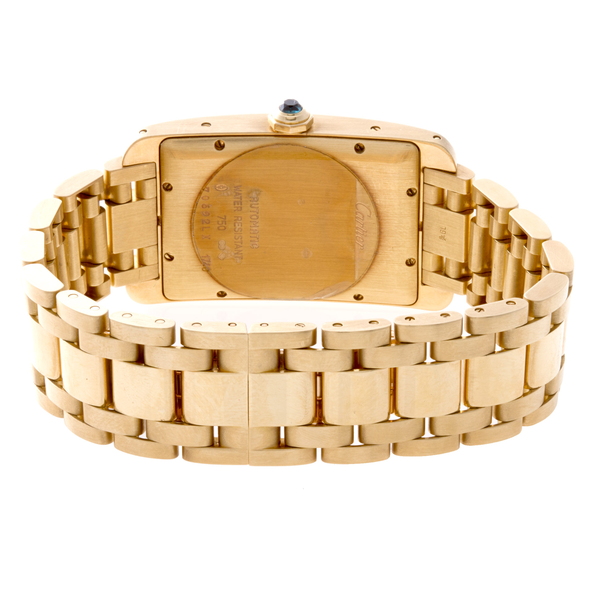 Cartier W26031K2 Tank American Automatic Male 18k Yellow Gold 5