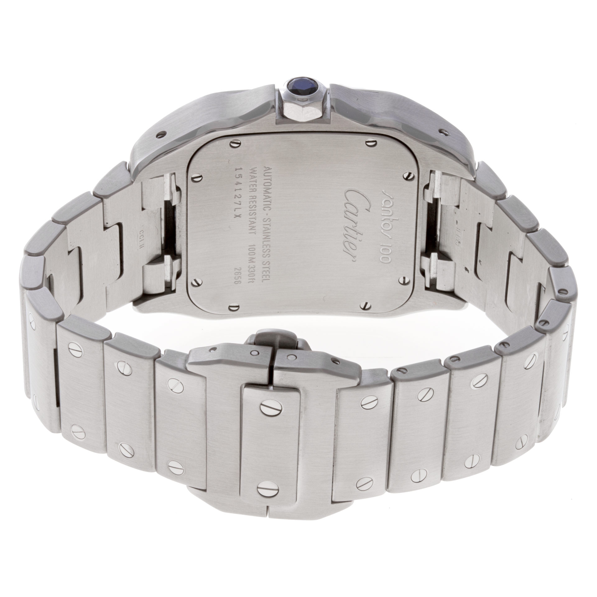 Cartier W200737G Santos 100 Automatic Unisex Stainless Steel 5