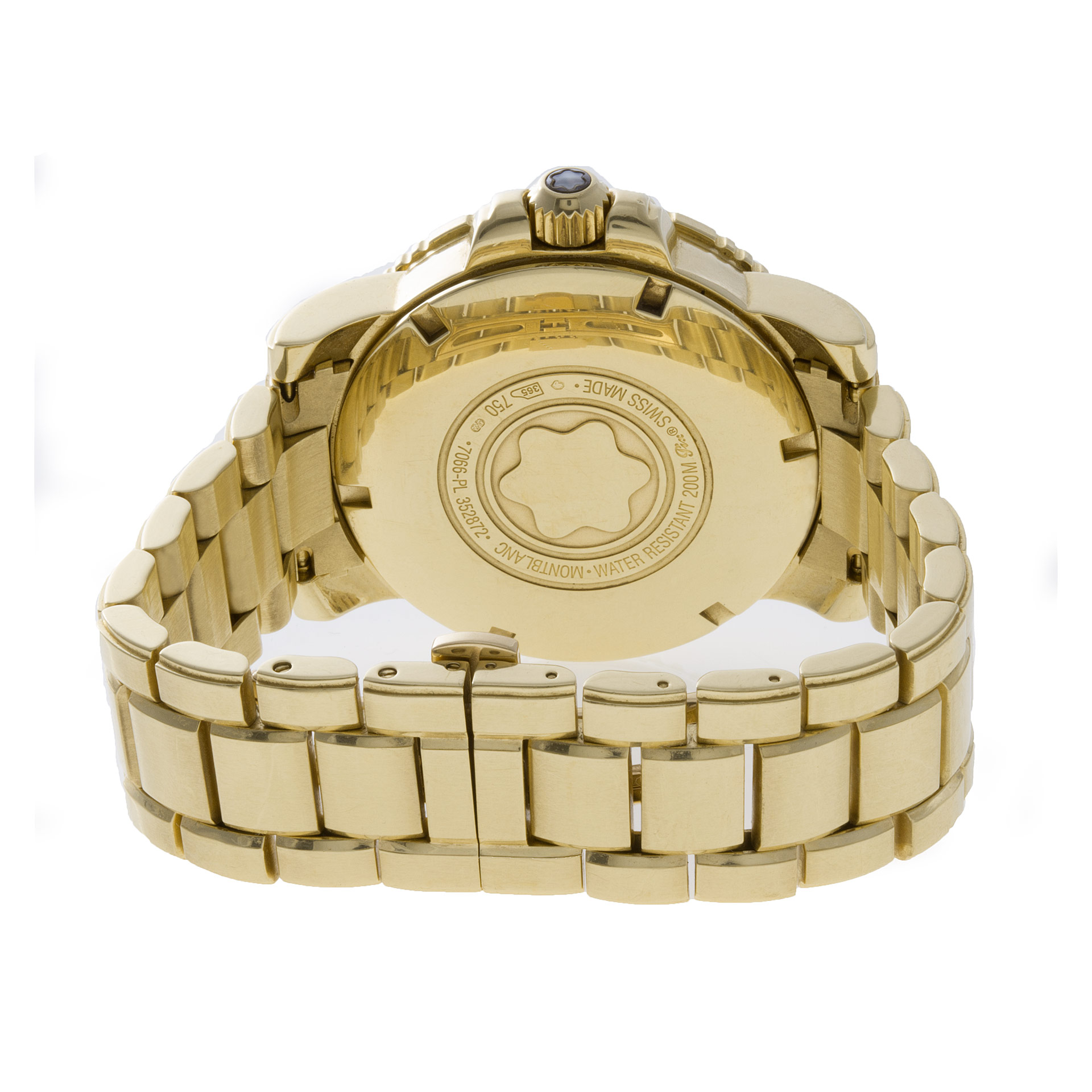 MontBlanc 7066-PL sport Automatic Male 18k yellow gold 5