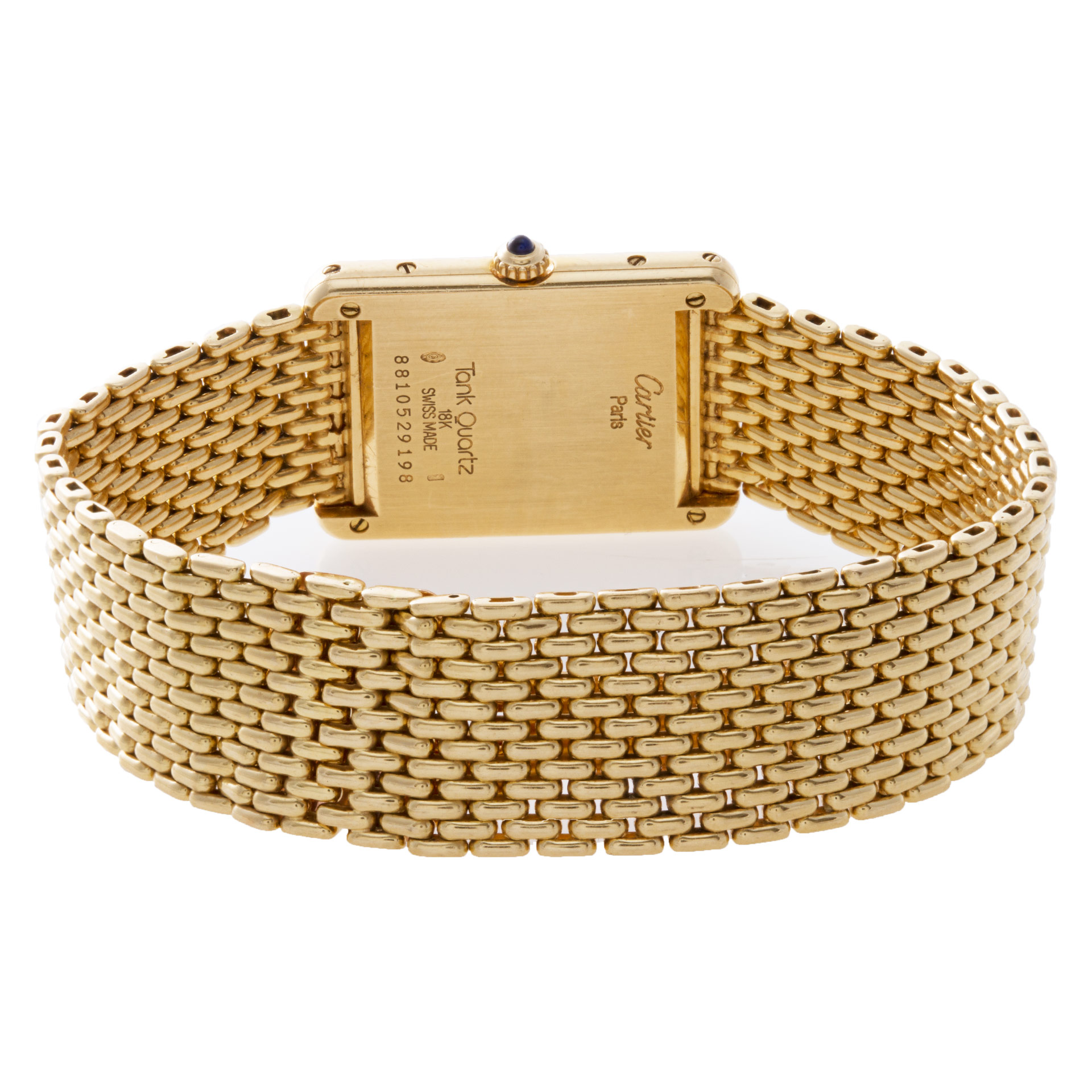 Cartier Cartier 2078 Tank Quartz Unisex 18k yellow gold 5