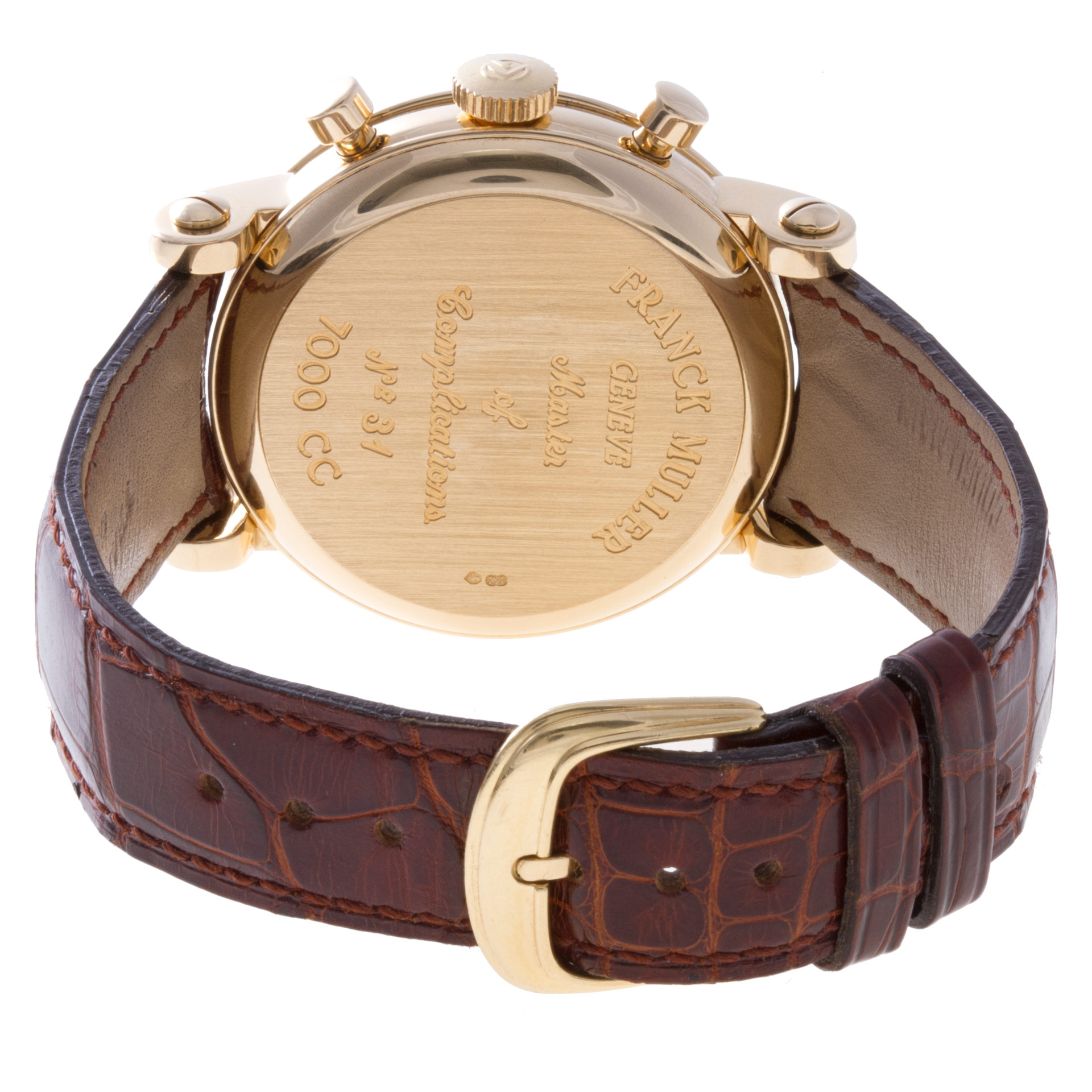 Franck Muller 7000 CC Chronograph Automatic Male 18k Yellow Gold 5