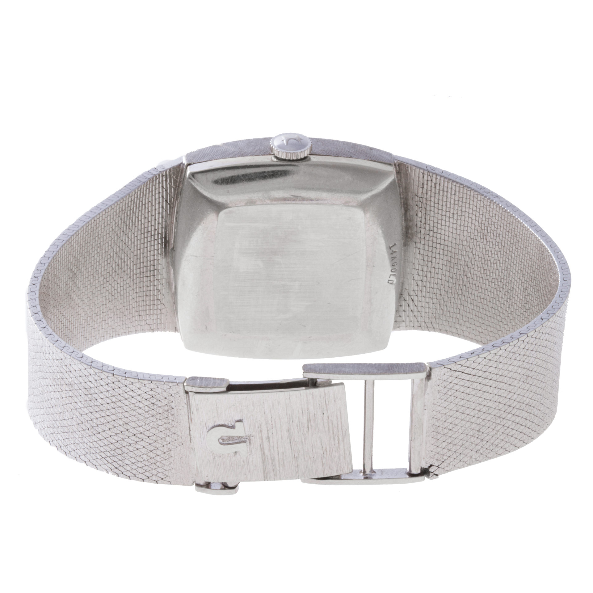 Omega w6855 Classic Automatic Male 14k White Gold 5