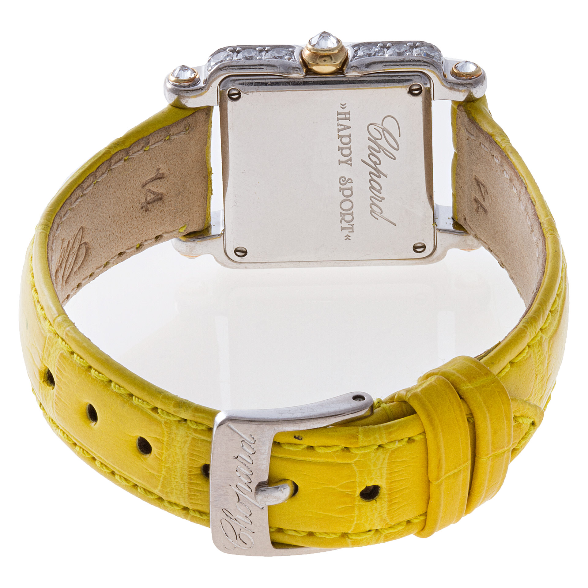 Chopard 276852-9019 Happy Sport Quartz Female 18k White Gold 5