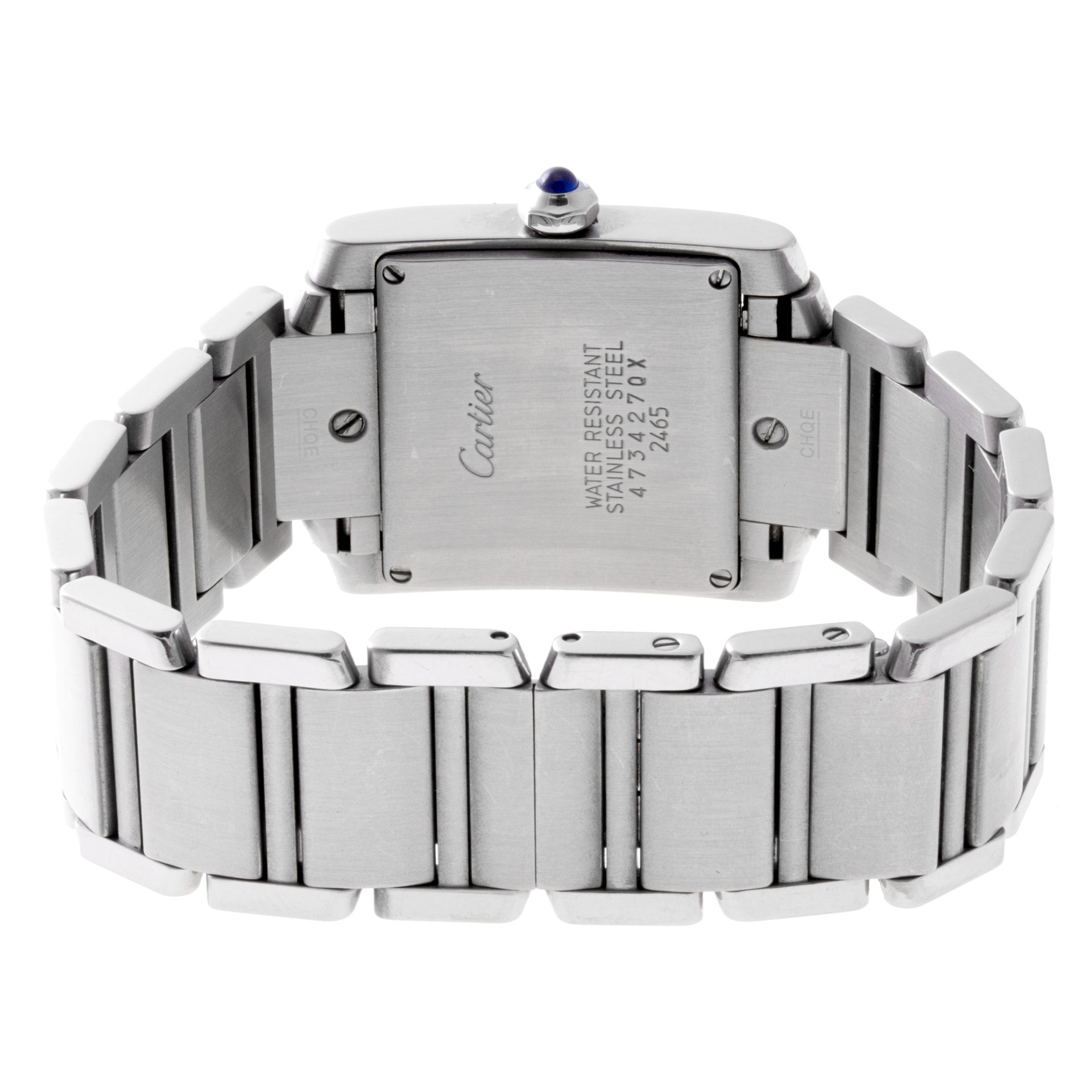 Cartier W51011Q3 Tank Francaise Quartz Unisex Stainless Steel 5