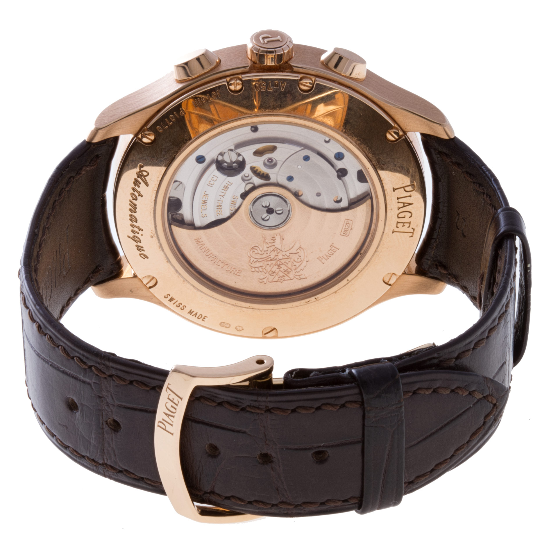Piaget GOA37112 Gouvernour Automatic Male 18k rose gold 5