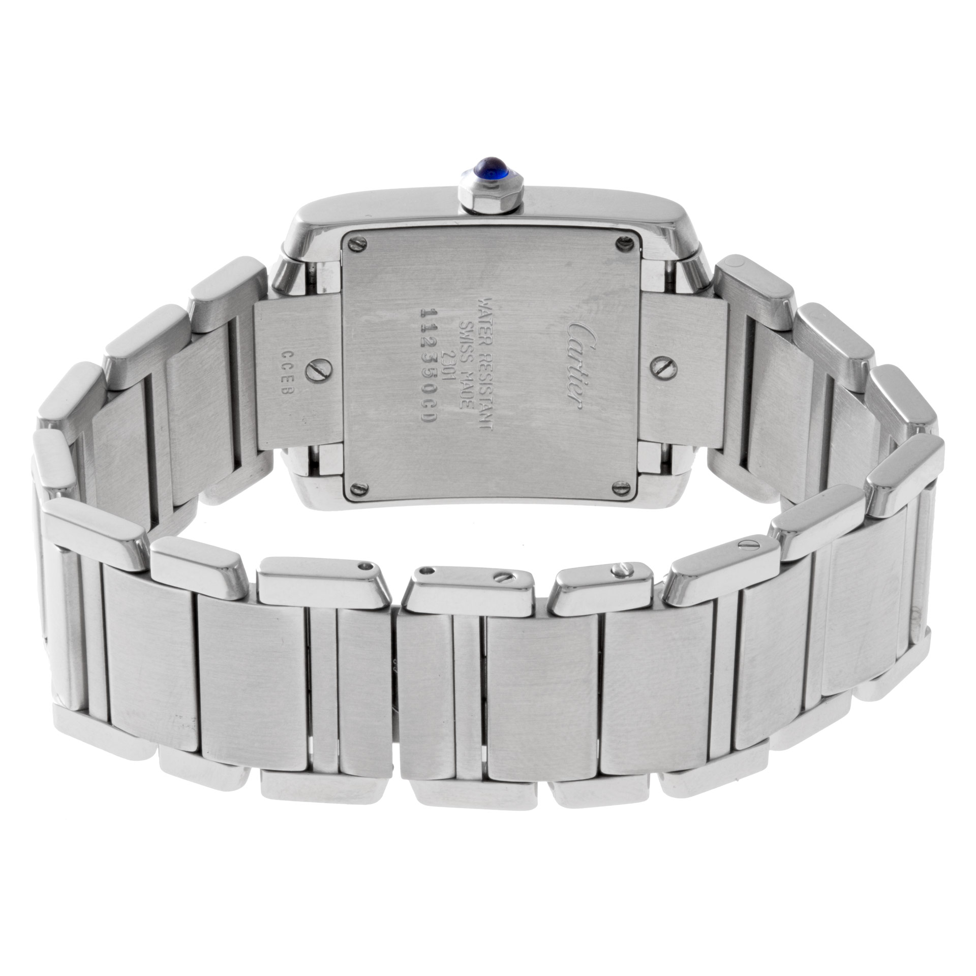 Cartier W51008Q3 Tank Francaise Quartz Unisex Stainless Steel 5