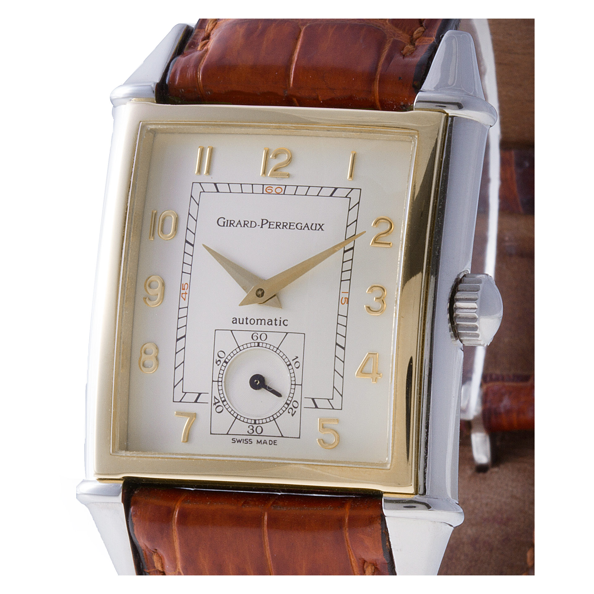 Girard Perregaux 2594 Vintage 1945 Automatic Male stainless steel & rose gold 5