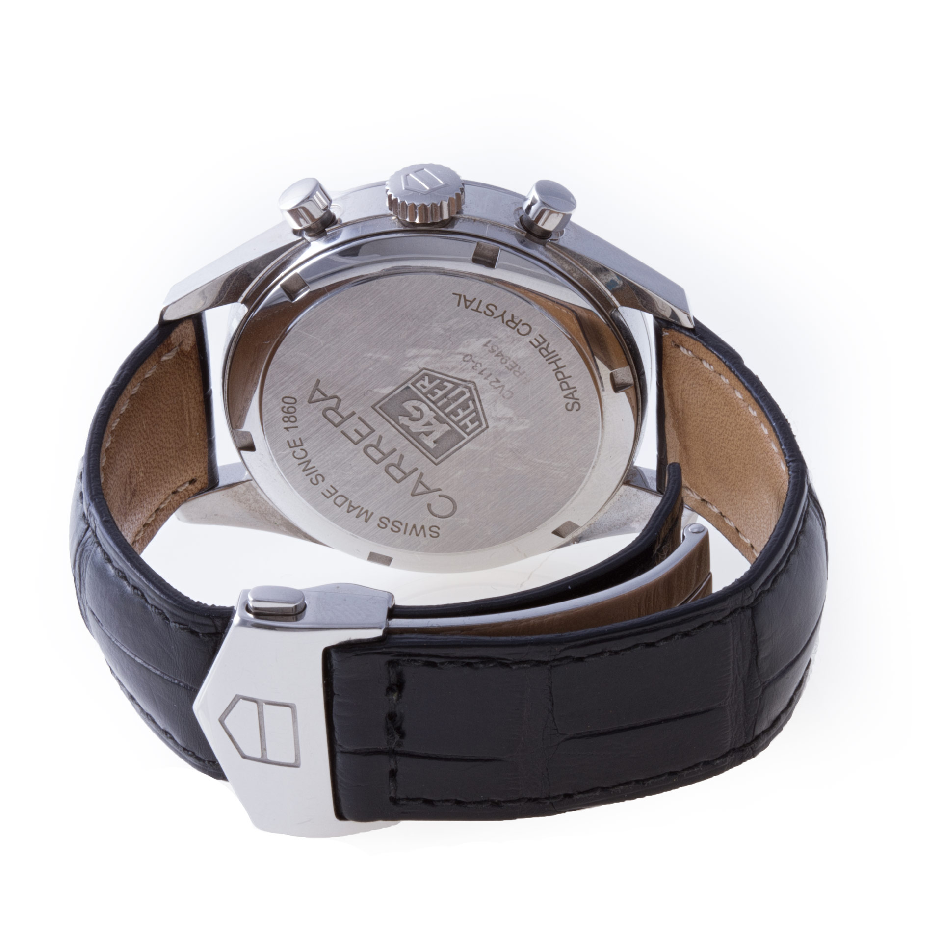 Tag Heuer cv2113-0 Carrera Automatic Male Stainless Steel 5