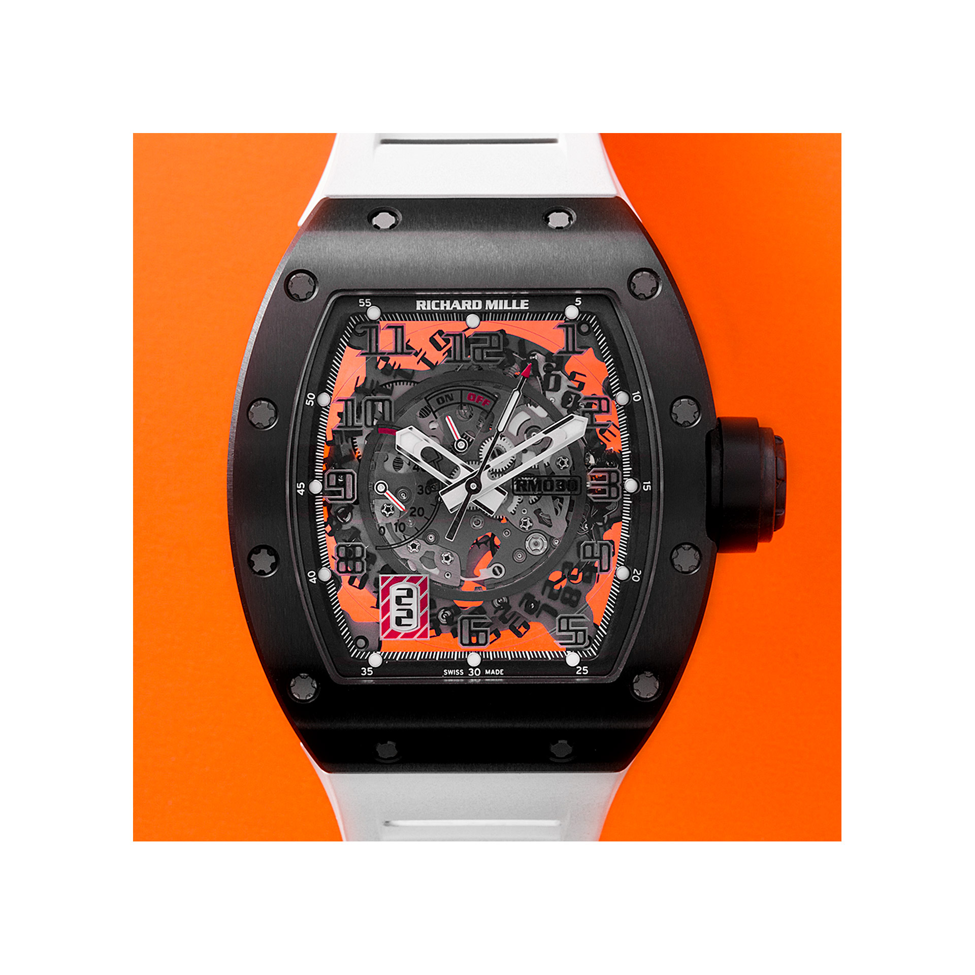 Richard Mille rm030 am ti/294 RM030 Automatic Male Titanium 5