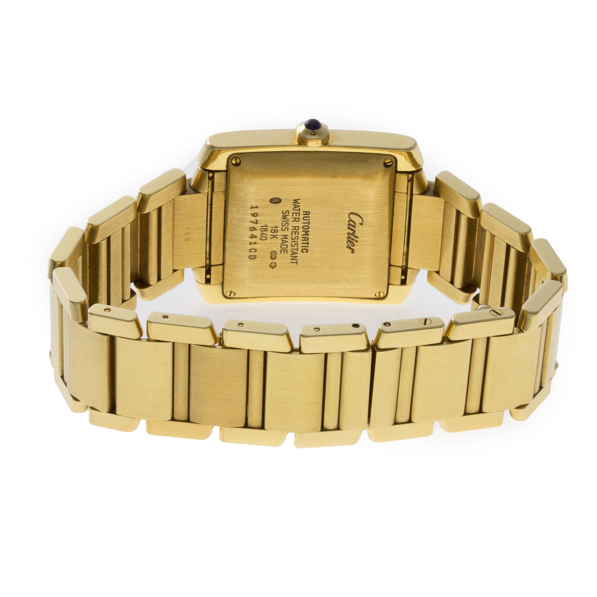 Cartier W5001R2 Tank Francaise Automatic Male 18k yellow gold 5